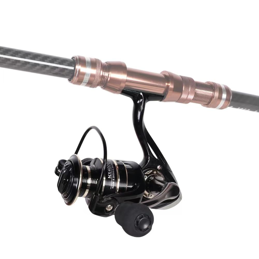 Tgpiao Spinning Reel, Fishing Reel,Nx2000-Nx7000 Series, Right/Left Handle, Eva Grip, Corrosion-Resistant, Aluminum Spool, Black