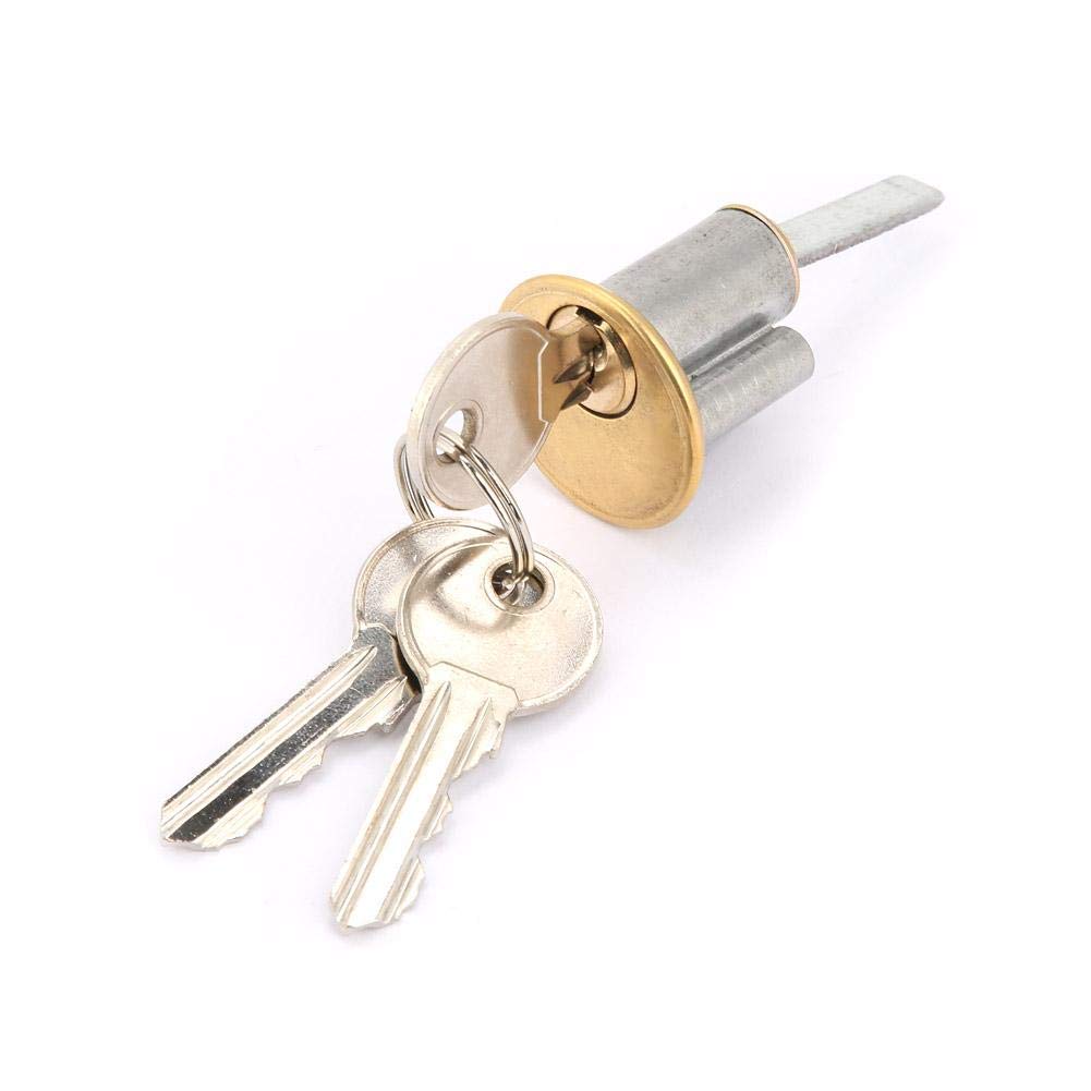 Hilitand 45Mm-55Mm Door Front Door Heavy Duty Dead Bolt Lock Red Security Lock With Keys