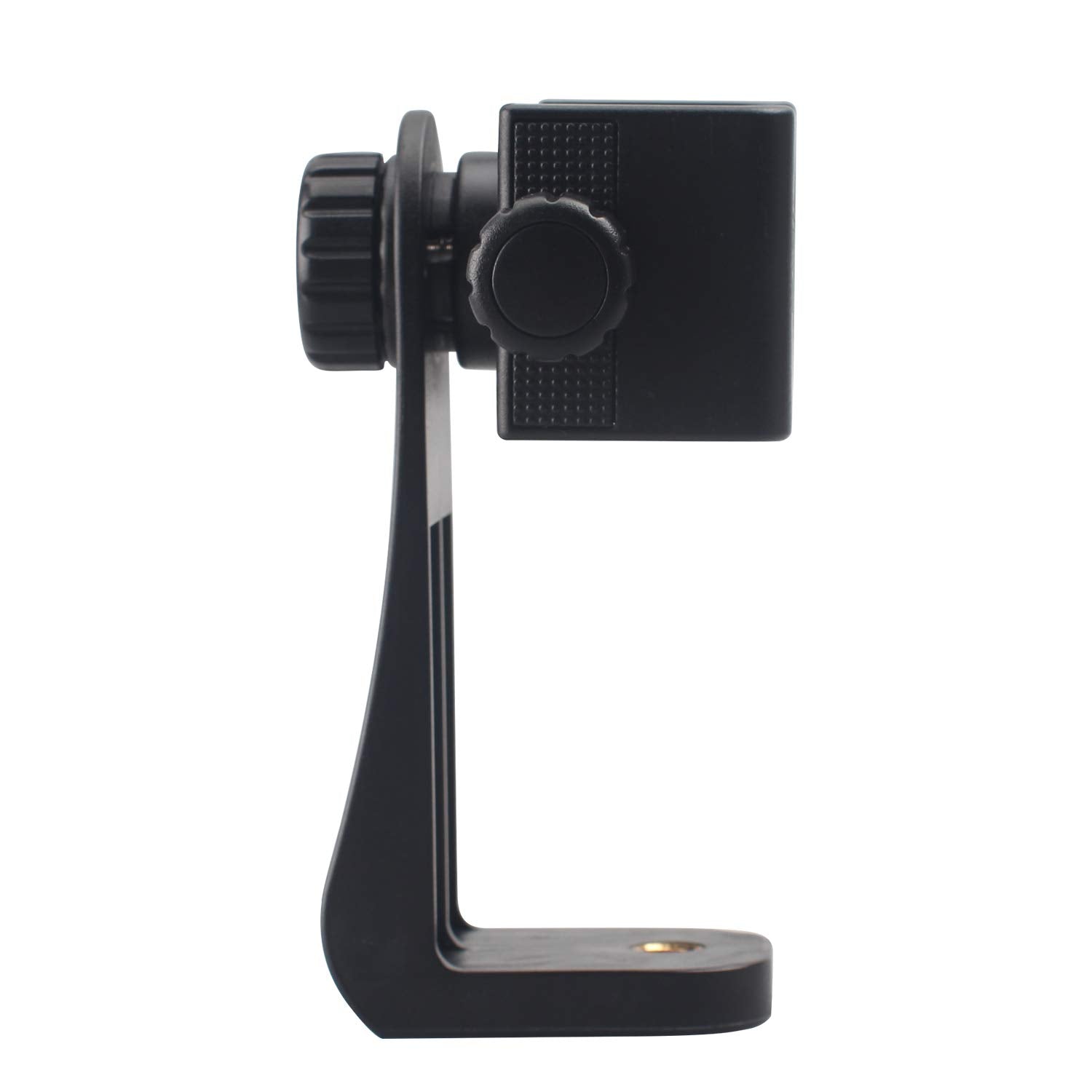 Qieimufhd Universal Smartphone Mount Holder – Compatible With Tripods & Stands (1/4 Inch Screw). Rotates 360° For Vertical & Horizontal Adjustments. Secure Grip For All Phones