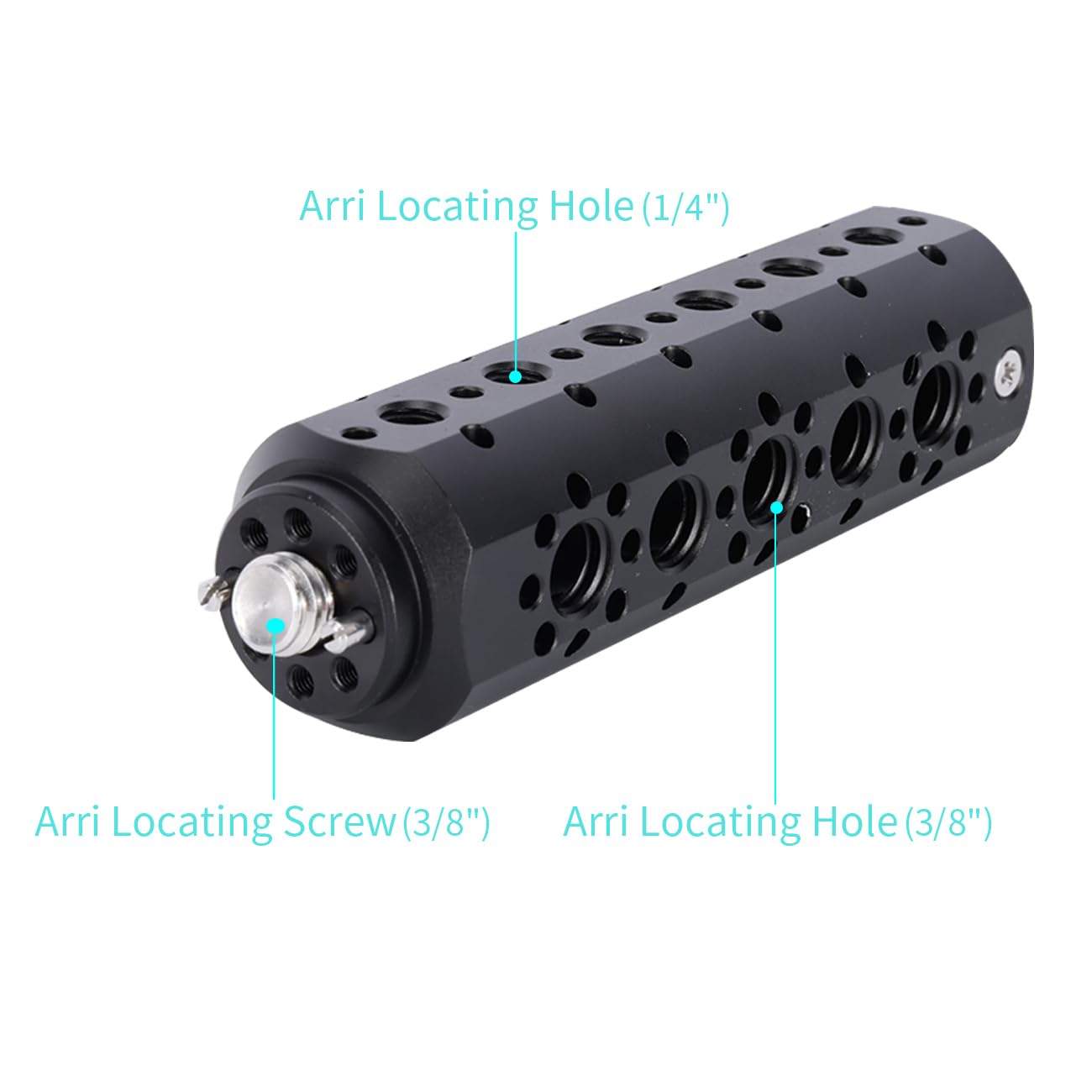 Niceyrig Cheese Mounting Plate Camera Accessory Extension Handle Grip For Arri Mount, Steady Video Support Stabilizer Camera Handgrip For Diy Accessories - 600