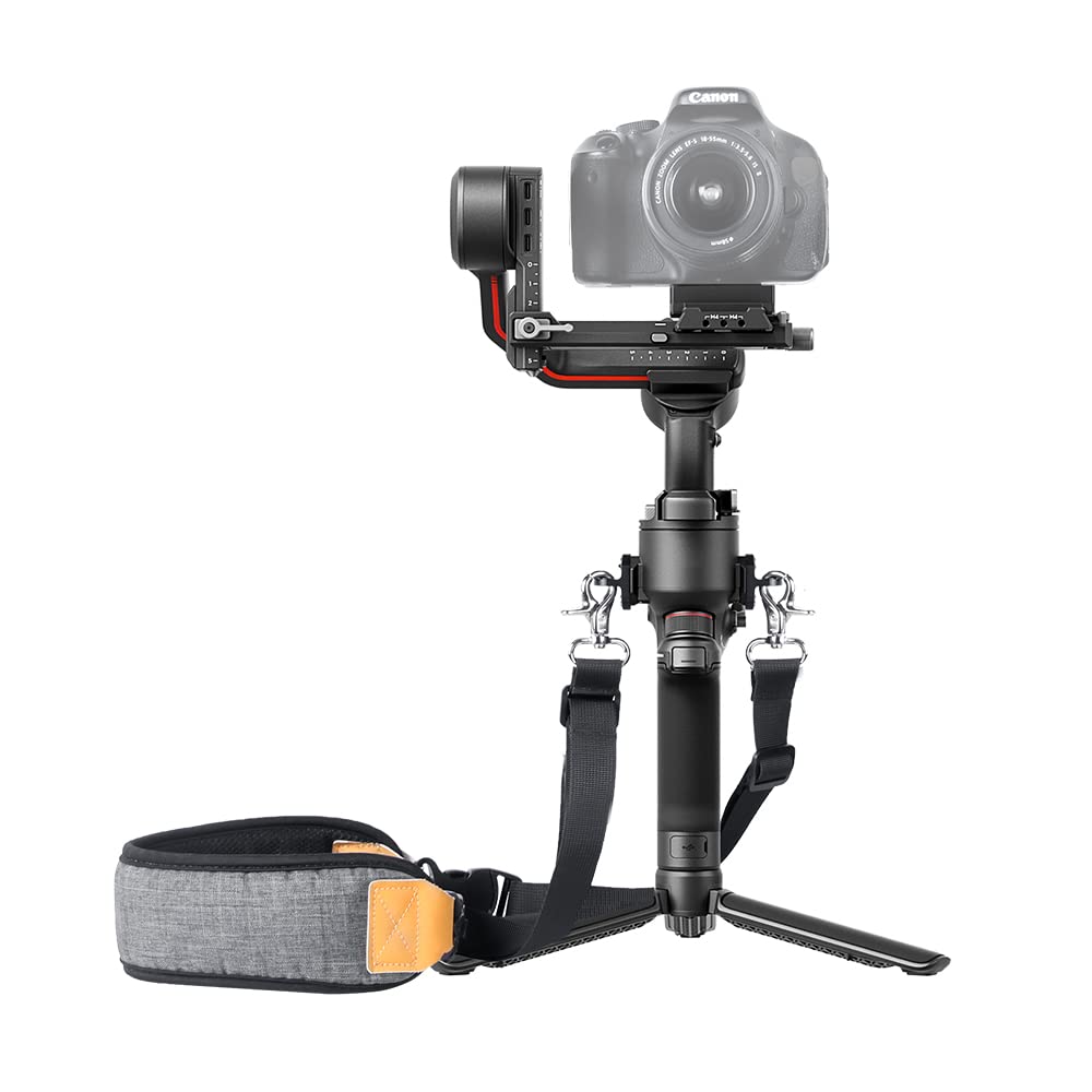 Anbee Reliable Shoulder Strap, Stress Relief Lanyard With Dual-Hooks For Dji Ronin Rs 3 / Rs3 Pro/Rs 2 / Rsc 2 / Ronin-S/Ronin-Sc Handheld 3-Axis Gimbal Stabilizer
