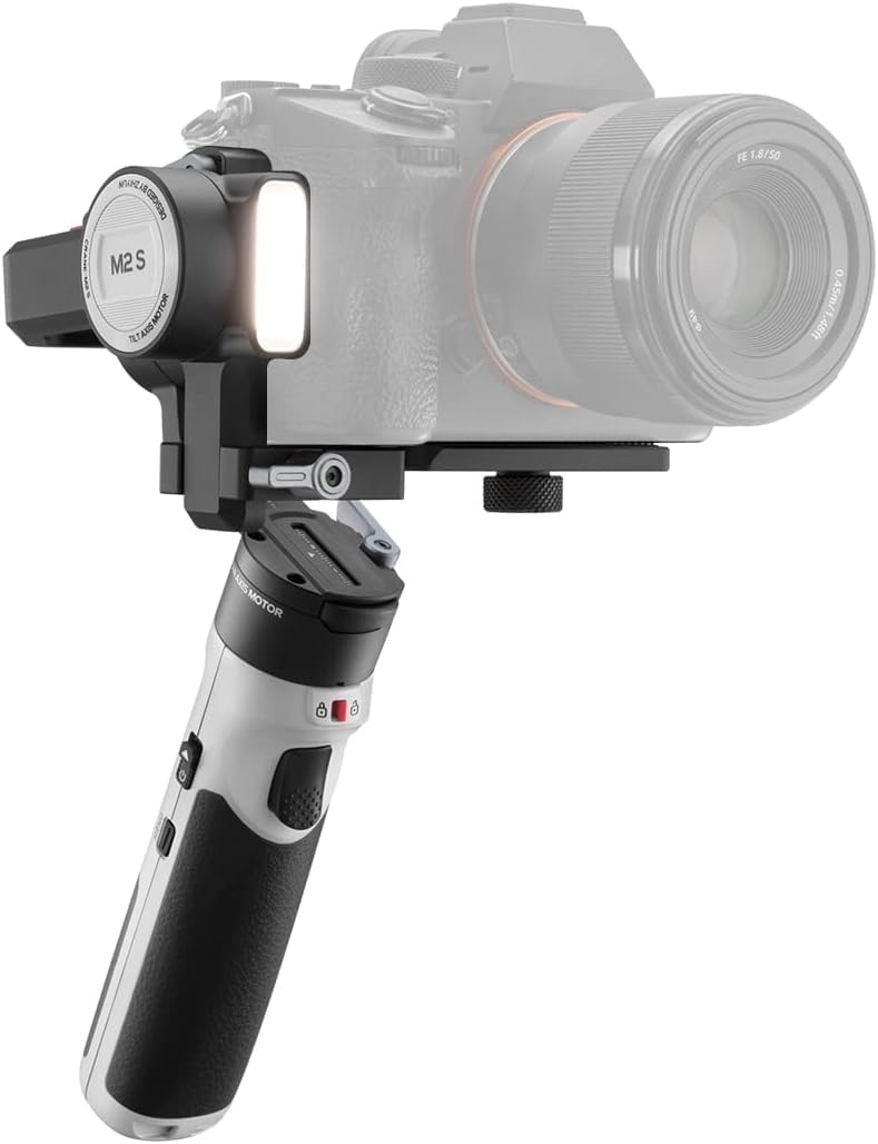 Zhiyun Crane M2S Camera Gimbal Stabilizer Handheld 3-Axis Video Stabilizer For Lightweight Mirrorless Cameras (Standard Version)