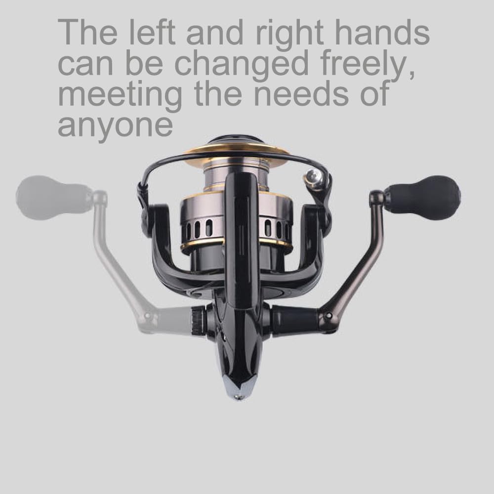 Fishqueen Fishing Reel Centron Lite Spinning Reels - Ultra-Lightweight Full Metal Fishing Reel With Smooth Performance For Ultimate Angling Adventures -22Lbs-Ambidextrous, Large