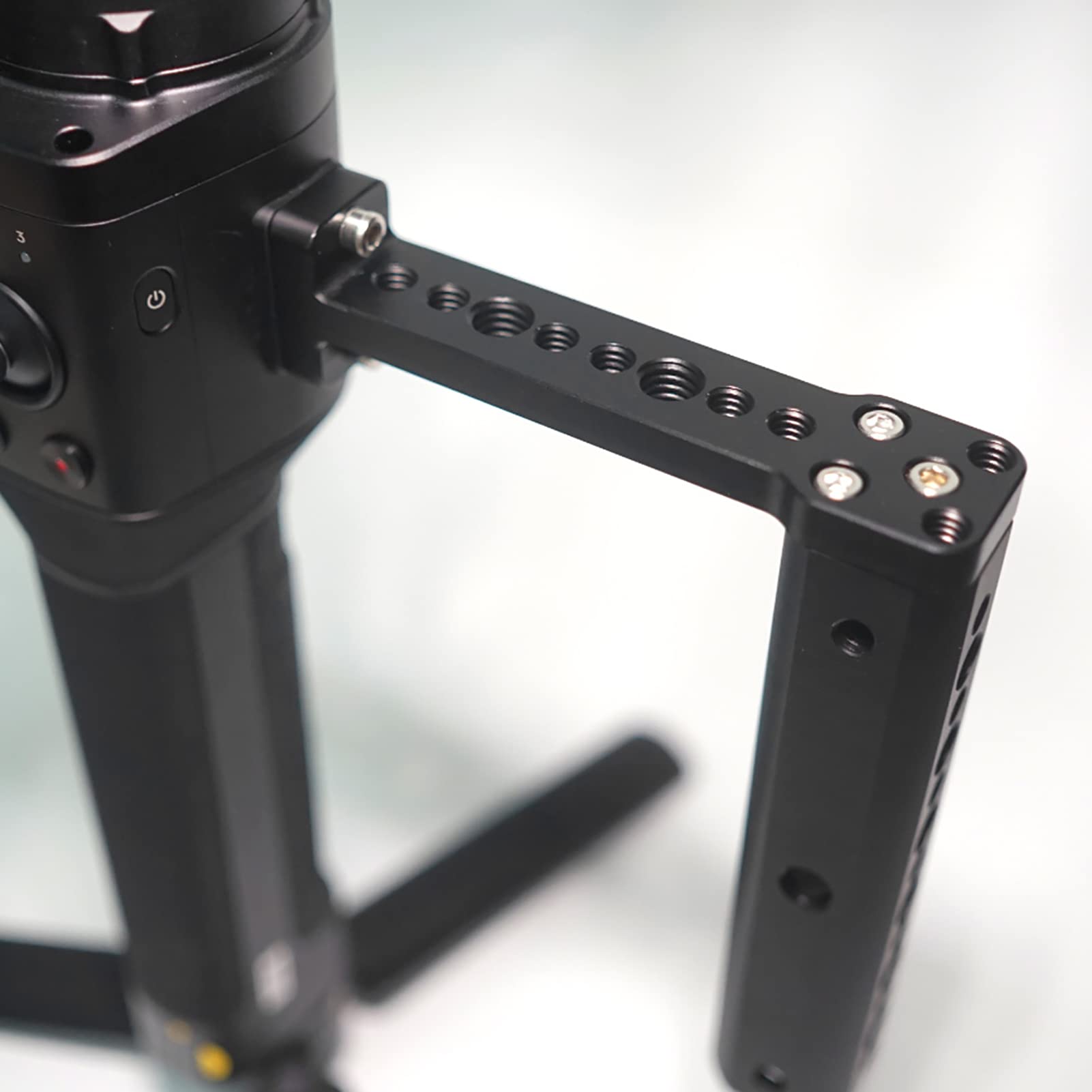 Agatige Lightweight Stabilizer, Extension Rod Handle Grid Holder Lightweight Top Handle Grip Extension Rod Holder Camera Cage Top Grip For Ronin S Stabilizer Gimbal
