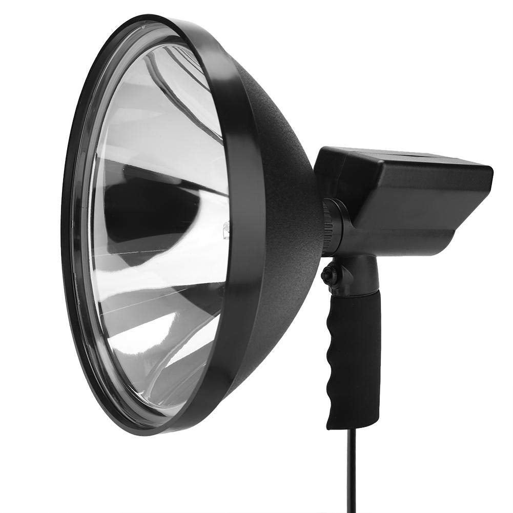 Yosoo Spotlight Led Handheld Torch,Hid Handheld Spotlights 9Inch 100W 12V Spot Light For Offroad Fishing Camping