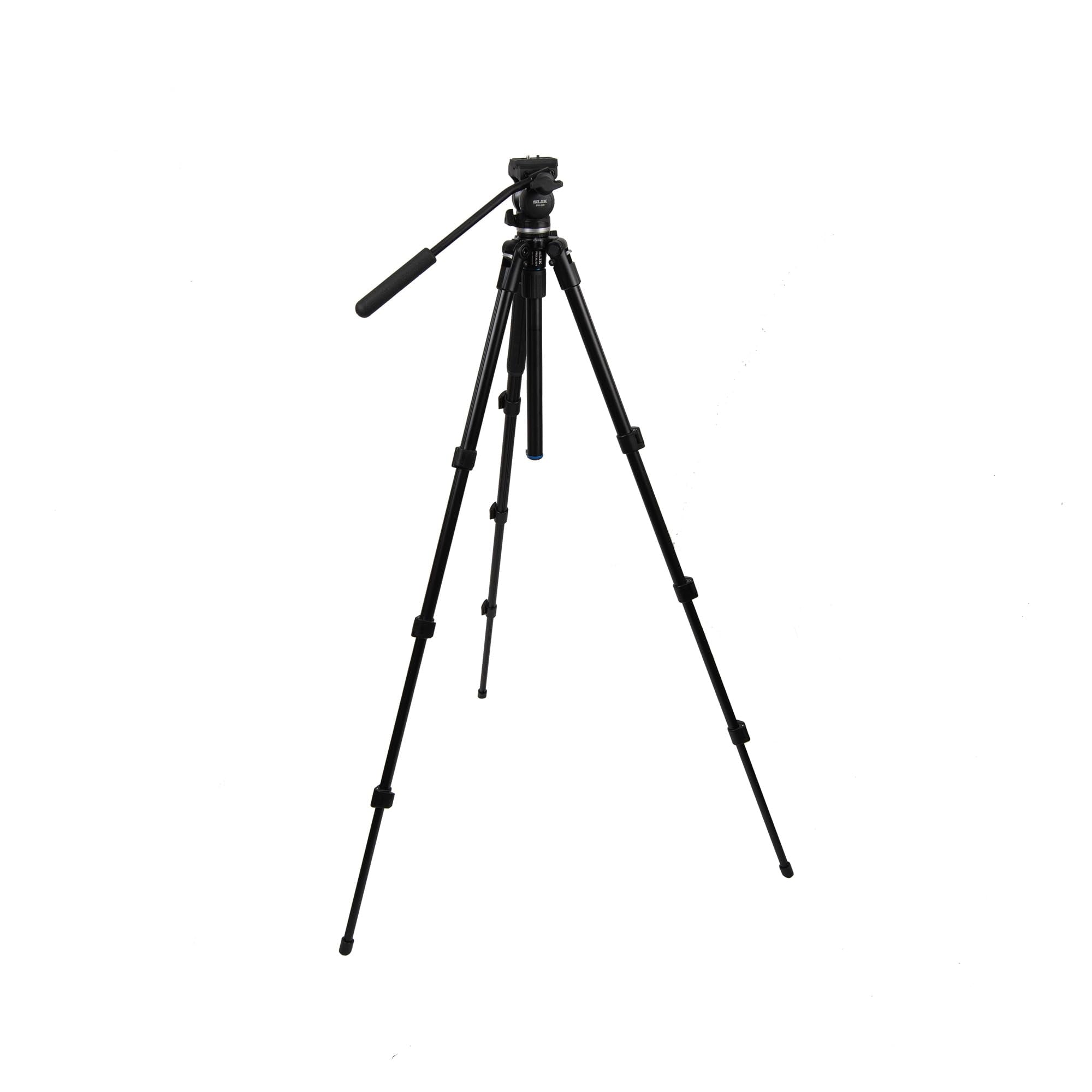 Slik Pro Al 324Svh-520 Aluminum Video Tripod With Fluid Pan Head