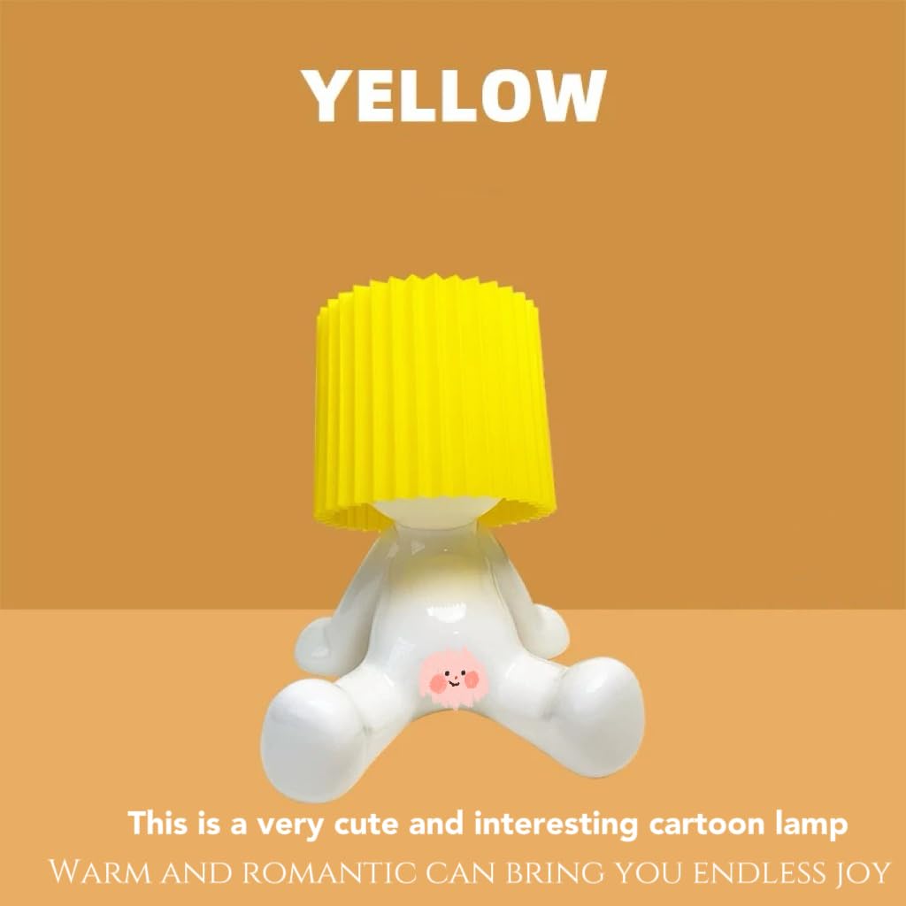 Osiweixun Bedside Night Light,Shy Boy Table Lamp，Mothers Day For Mom Wife, Birthday Christmas For Men Women Boyfriend Girlfriend, Funny Anniversary Gag , White Elephant For Adults