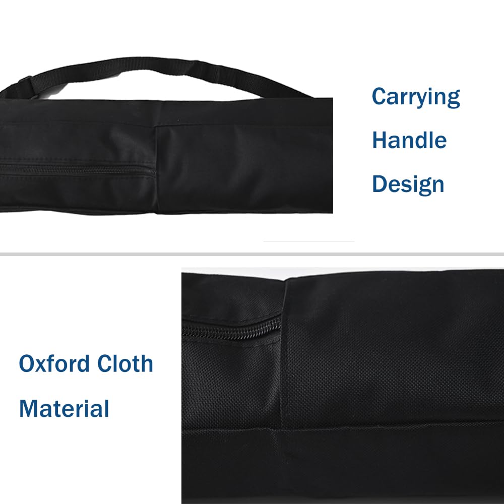 Fiewszihu Portable Carrying Bag 23.6In And 33.2In Case With Shoulder Strap Folding For Light Stand Camera Tripod Monopod, Black