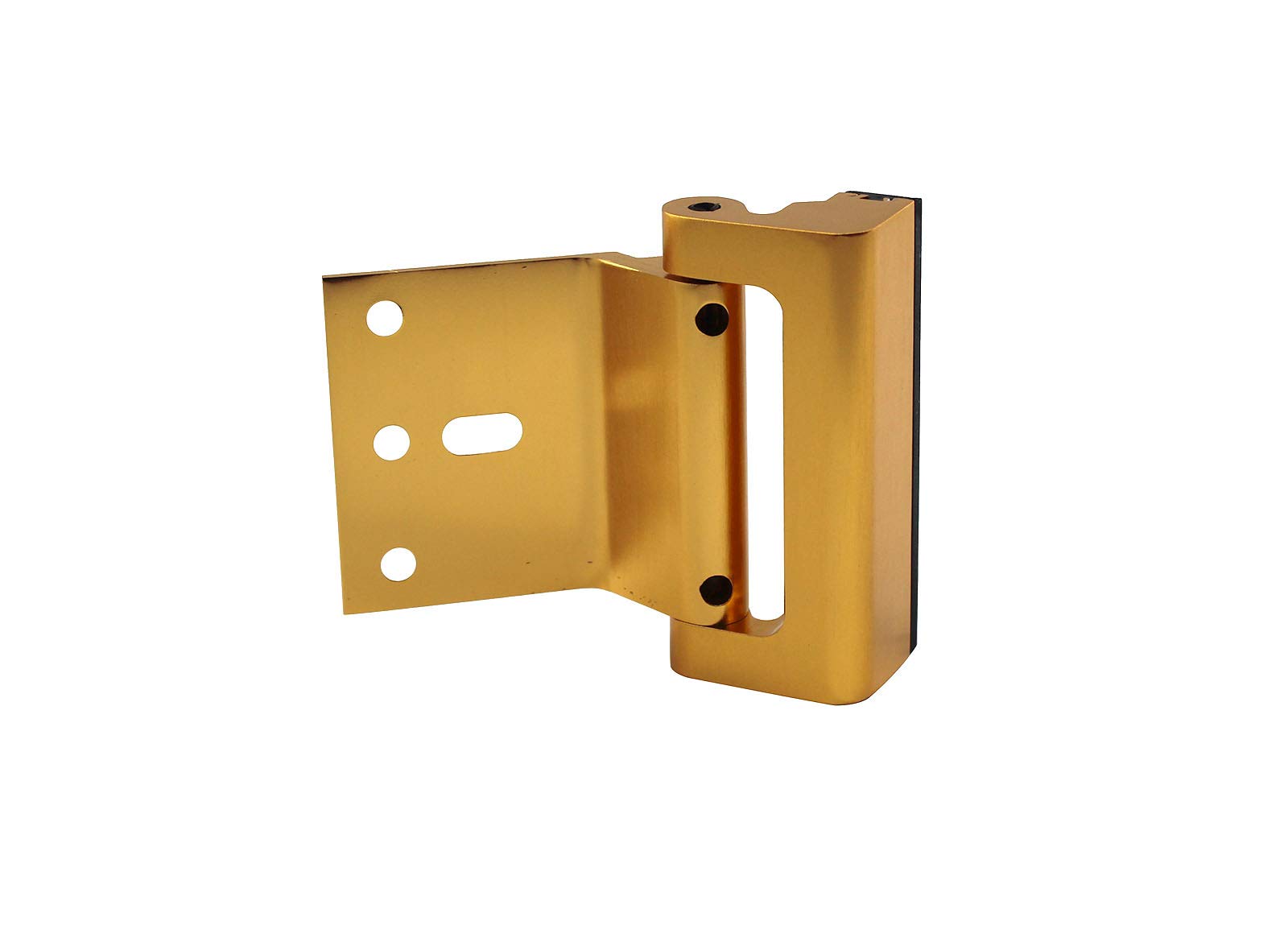 Annakideya One Piece Of Aluminum Alloy Security Door Lock Reinforcement Dead Bolt Child Safety Door Lockoxidized Gold Color