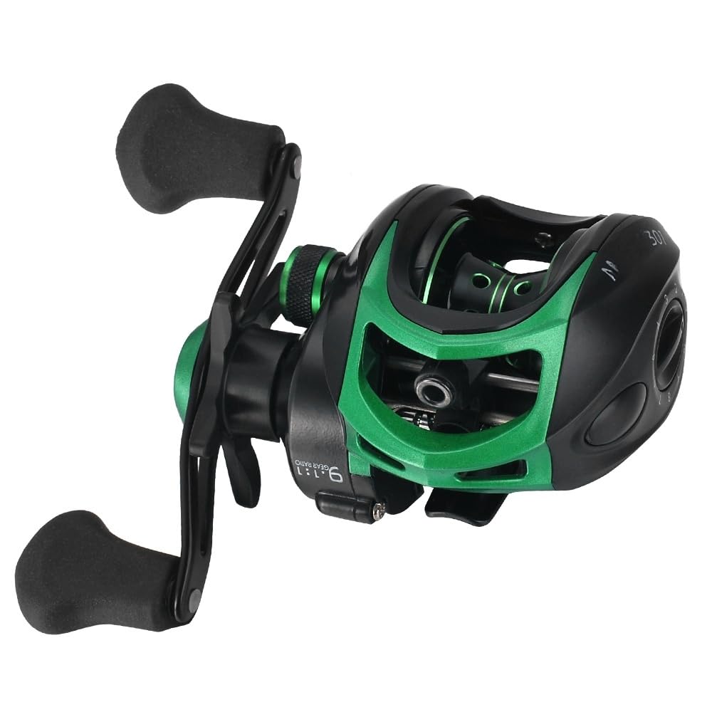 Funien Lightweight High Speed 9.1:1 Gear Ratio Baitcast Fishing Reel 19+1 Ball Bearings Baitcasting Fishing Reel Baitcaster Tackle