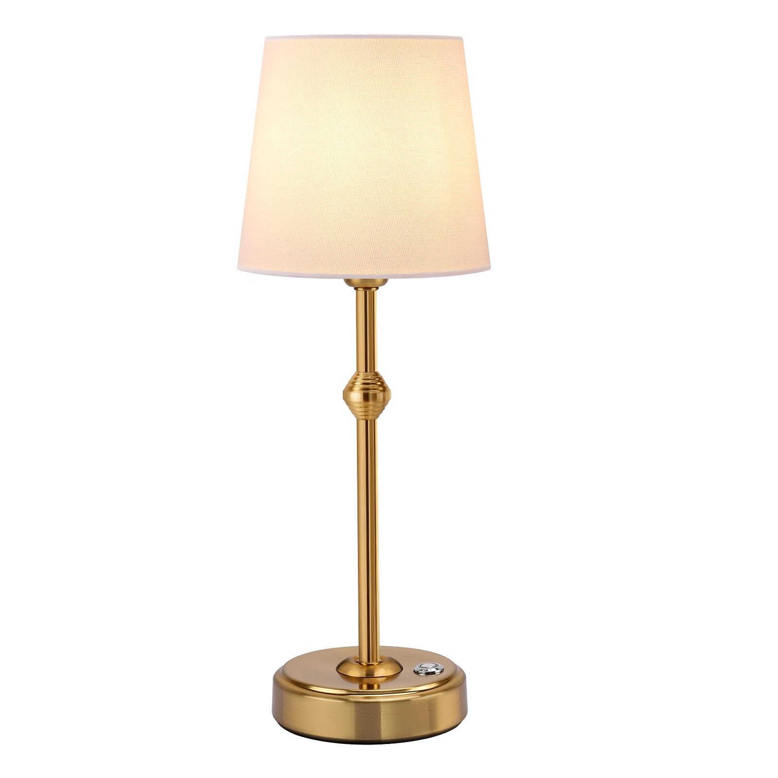 Kozeota Portables Cordless Led Table Lamp, 4000Mah Wireless Rechargeable Battery Operated Powered Light, Dimmable Table Lamp For Dining Room, Bedroom, Bedside, Bar, Night Light, Camping, Patio (Bronze)