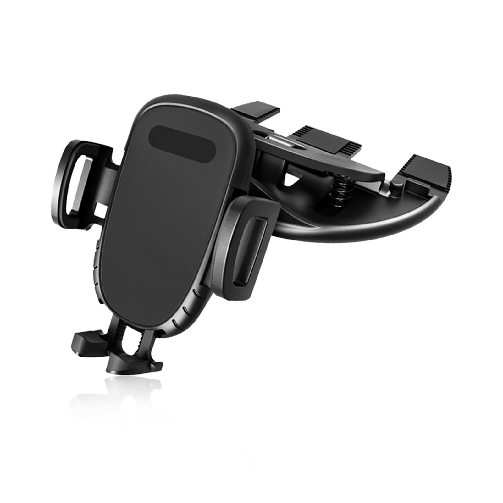 Augeny Car Phone Holder For Cd Slot, 360 Degree Rotatable Auto Phone Mount, Universal Cellphone Holder With One Hand Operation Design, Vehicle Cd Slot Phone Holder For All Smartphones