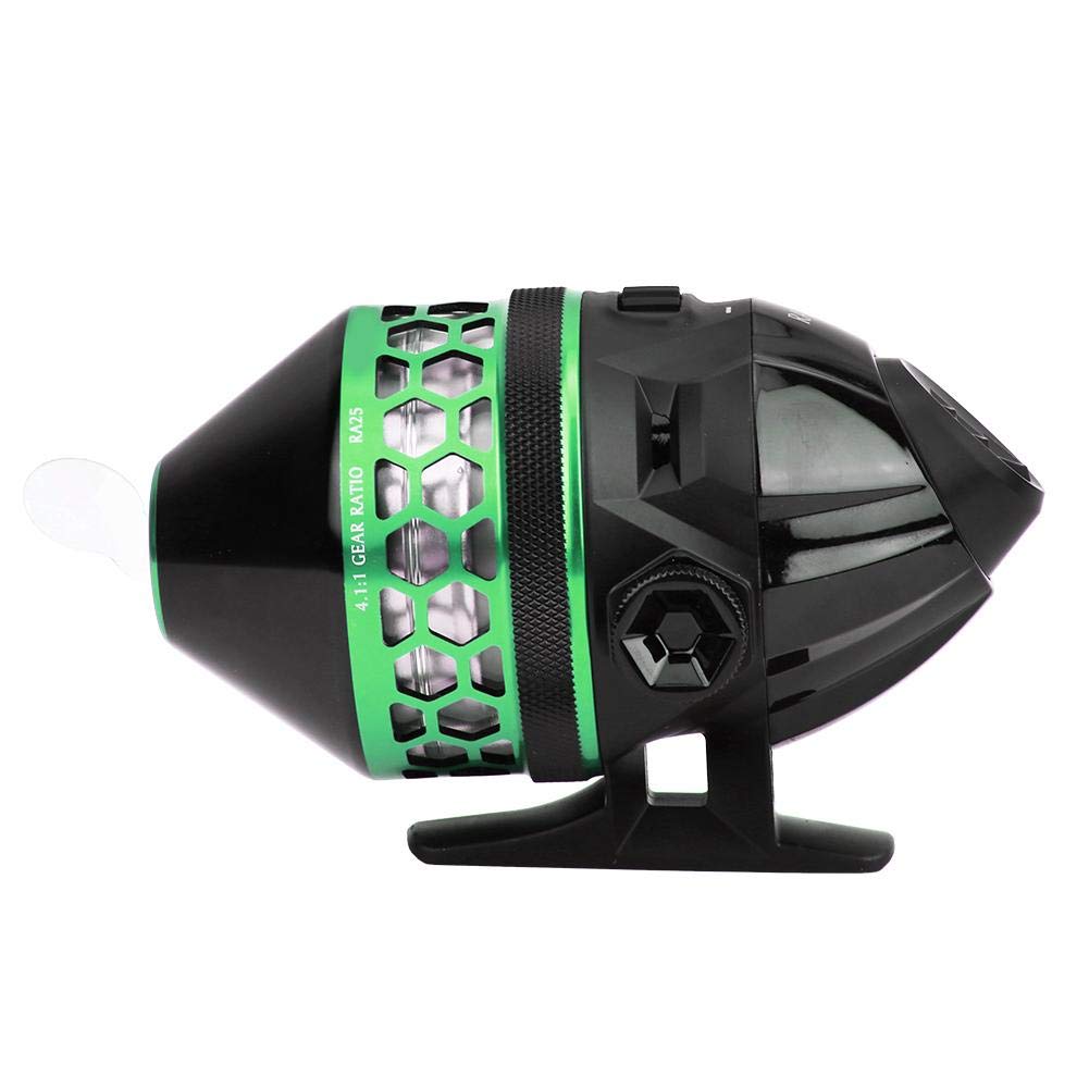 Alomejor Black&Green Baitcasting Fishing Reel - Closed Face, Outdoor Fishing