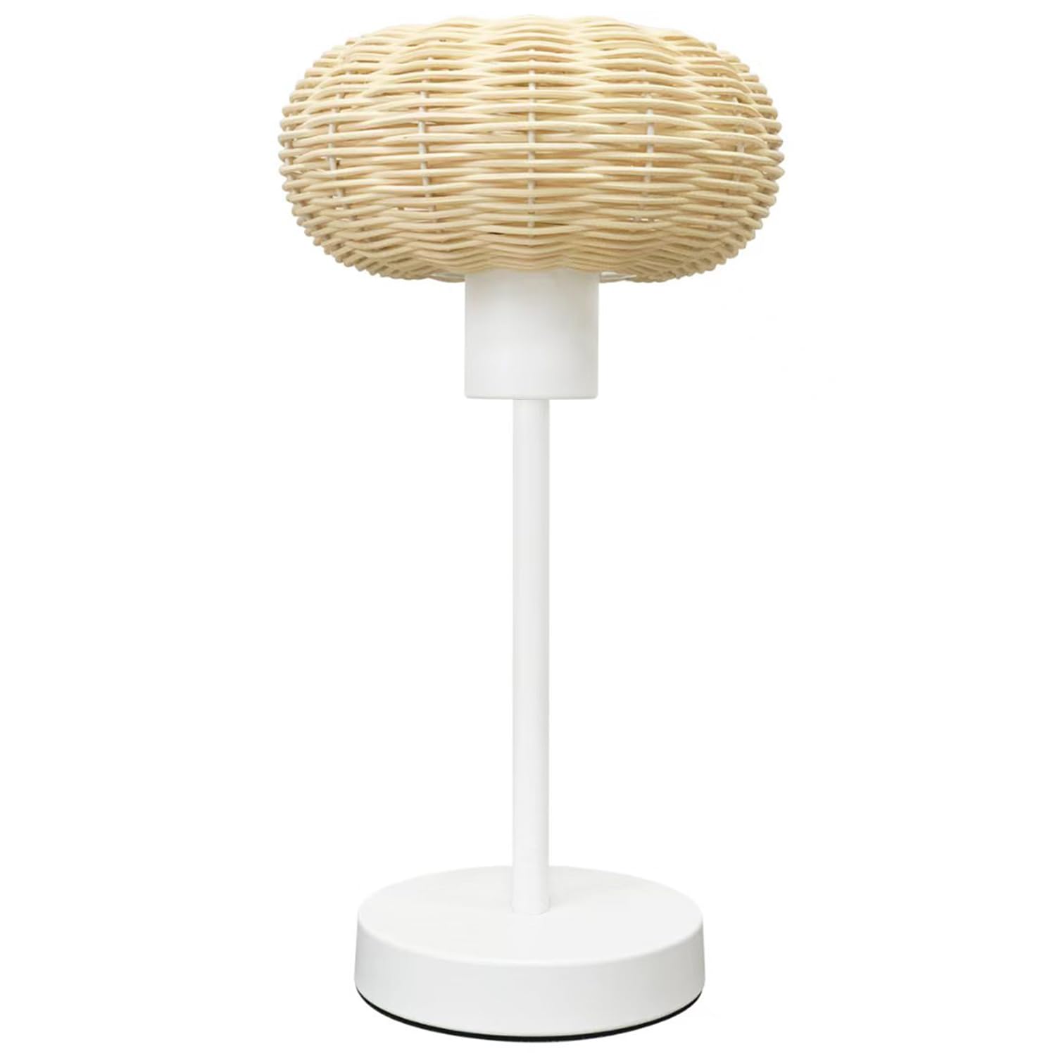 Techstarry Rattan Table Lamp Bamboo Woven Bedside Lamp Wooden Nightstand Light Lamp Desk Lamps For Reading, Yoga, Kids, Living Room, Office