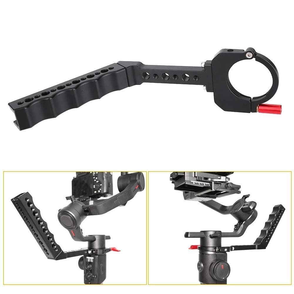 Jeozbm Handle Grip For Air2, 3-Axis Handheld Stabilizer Handle Extension Bracket With 1/4 3/8 Threaded Holes, Hand Grip Accessory