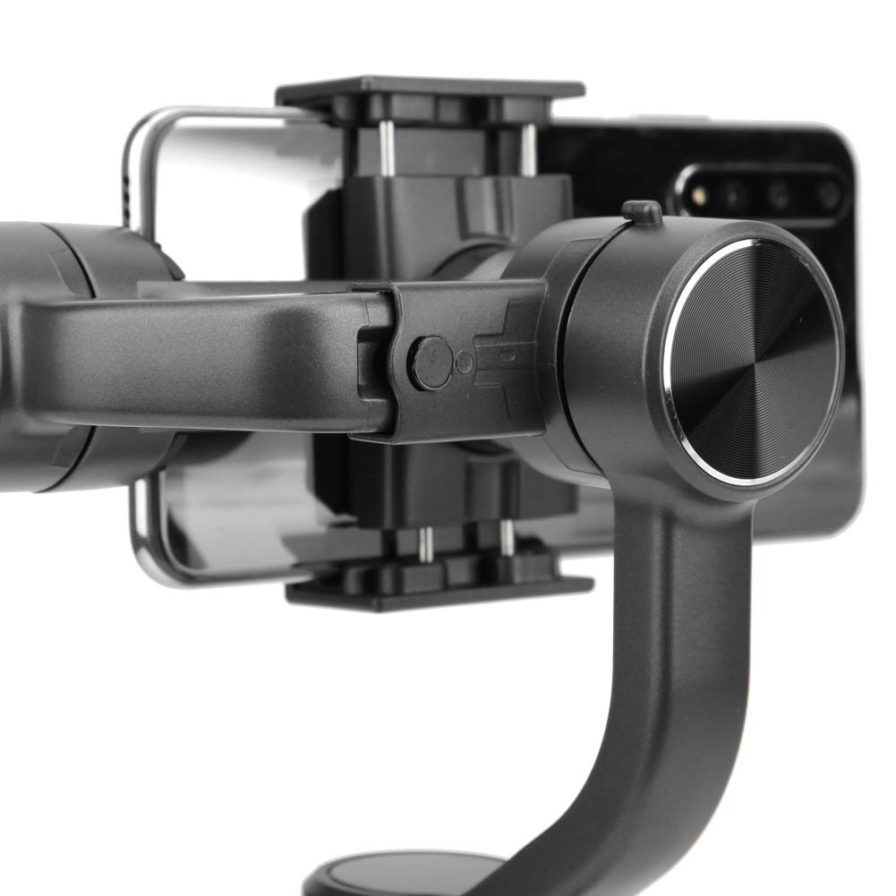 Asixxsix Face Recognition 3‑Axis Stabilizer, 3‑Axis Phone Stabilizer, Panoramic Mode Smart Tracks For Streaming Media Youtube