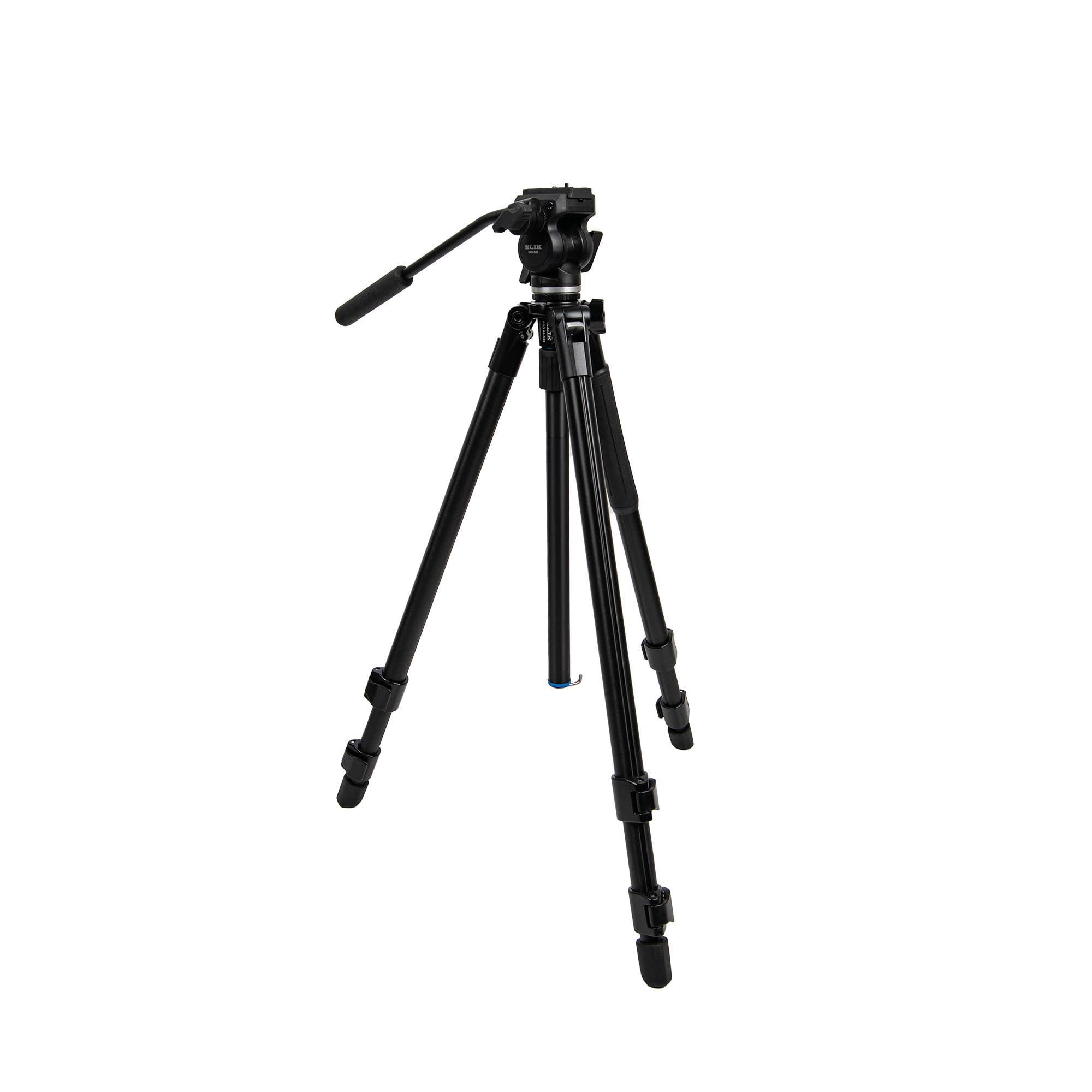 Slik Pro Al-523-Svh-520 Aluminum Tripod Kit With Svh-520 Fluid Video Head