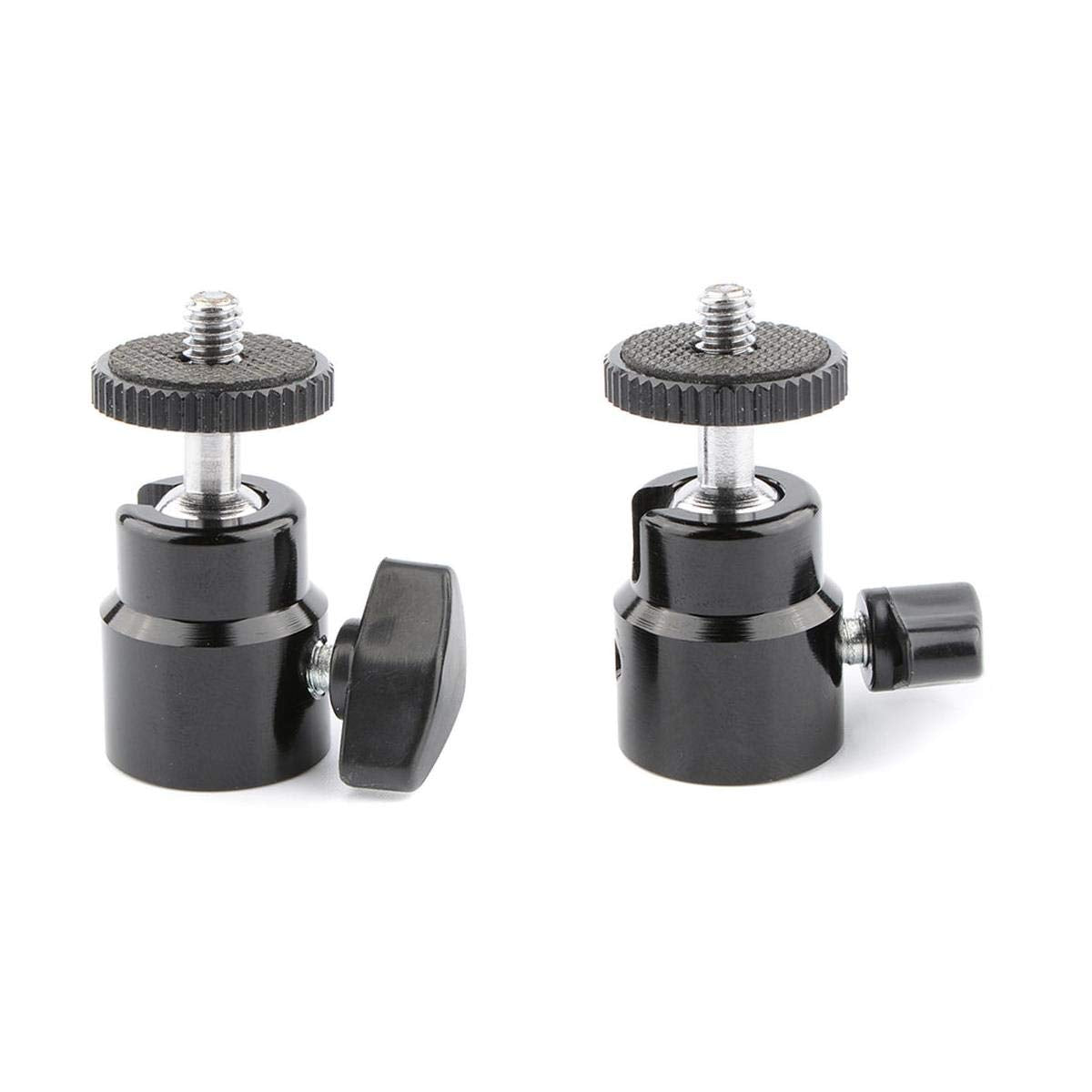 Camvate 360 Degree Swivel 1/4"-20 Mini Ball Head For Dslr Cameras Tripods Monopods Light Stand (2 Pieses) - 1817