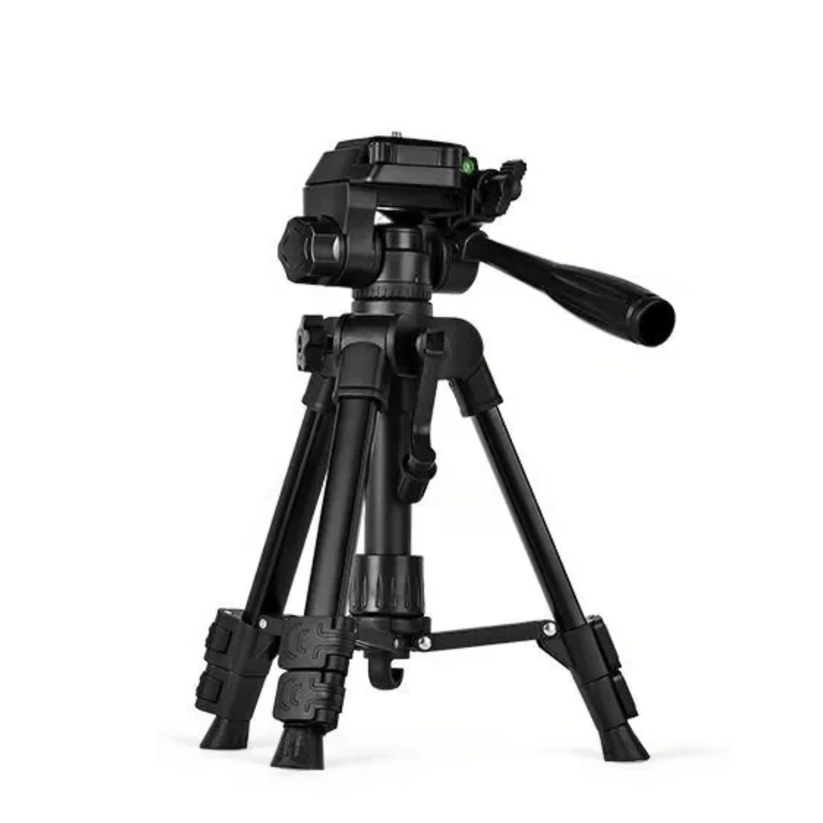 Obelgeoya 25” Tabletop & Travel Tripod, Metal Iron Camera Tripod For Dslr, Mirrorless Camera, Phone, Lightweight Tripod With 360-Degree Ball Head, Quick Release Plate, Phone Holder & Travel Bag(Black)