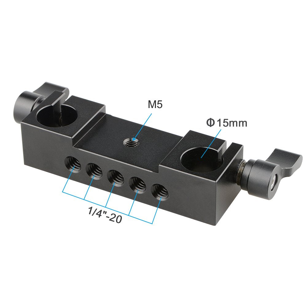 Camvate 15Mm Rod Clamp Railblock For Dslr 15Mm Rail Rig Rod Support System - 1103
