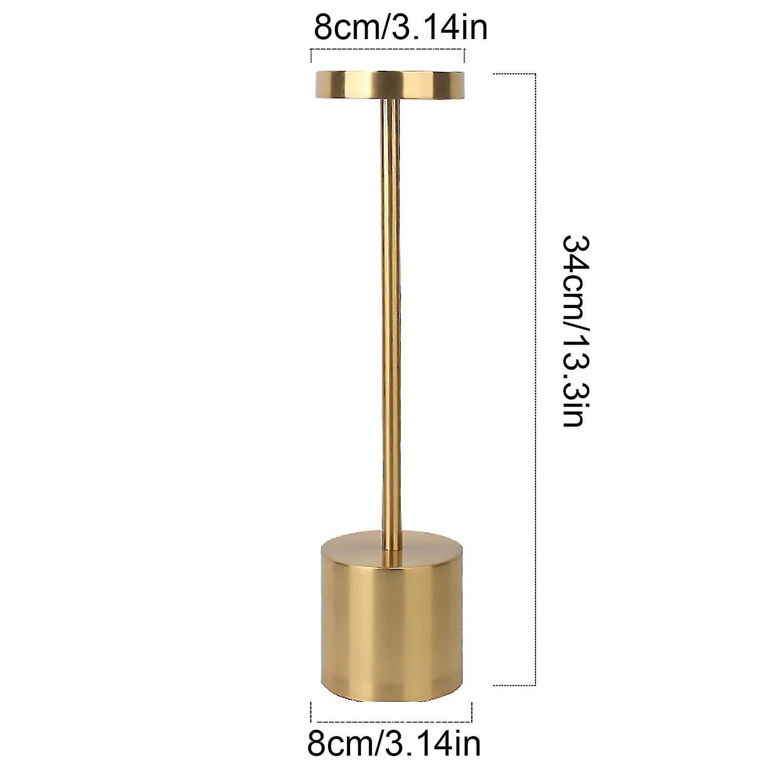 Mioblue Cordless Table Lamp, Rechargeable Table Lamp Led Touch Light, 3 Color Modes Desk Lamp, Stepless Dimmable Battery Powered Lamp, Usage For Table Light For Dinner, Patio, Restaurant, Bedroom