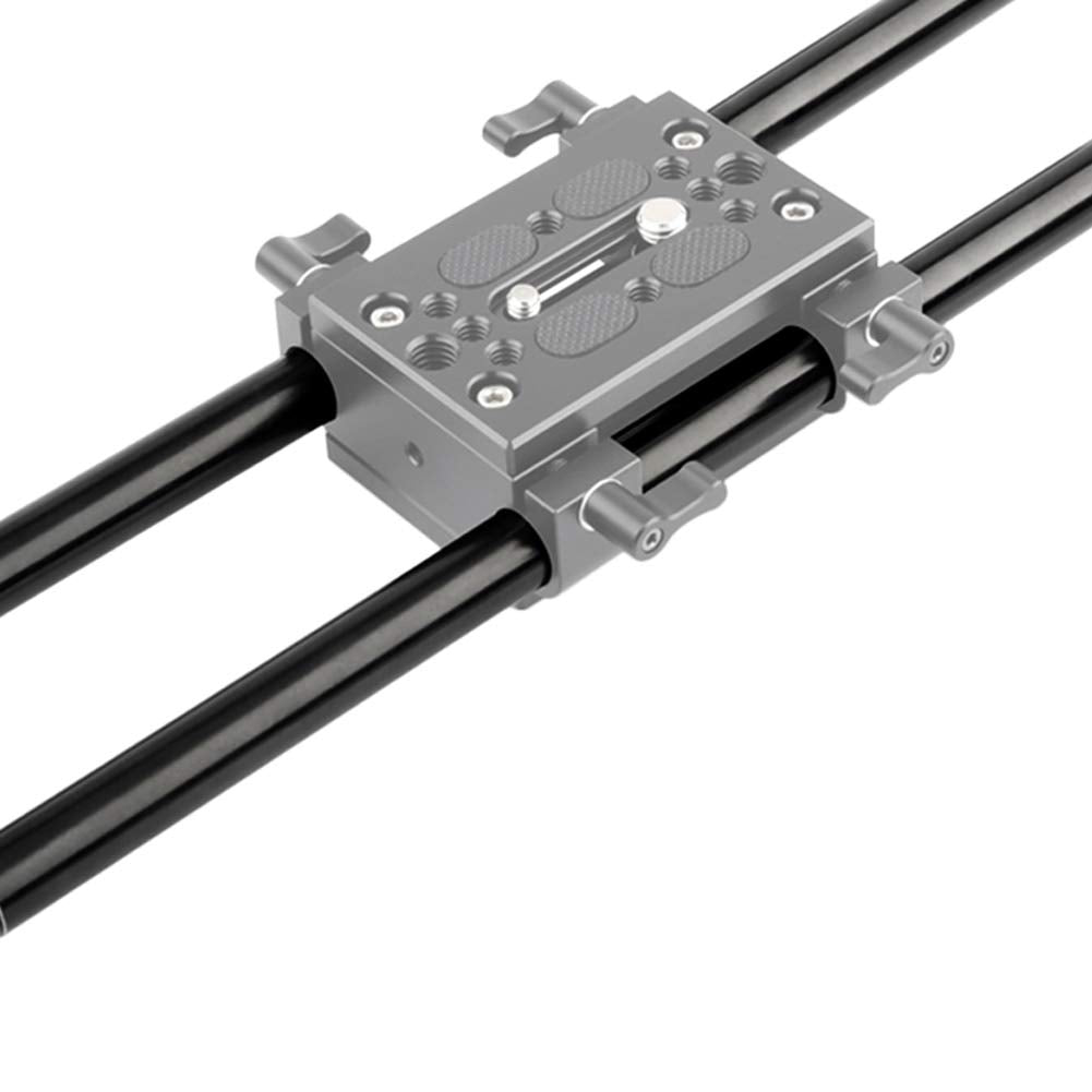 Niceyrig Aluminum Alloy 12 Inch 15Mm Rod With M12 Thread For 15Mm Rod Rail Block Support System, Follow Focus, Matte Box - R053