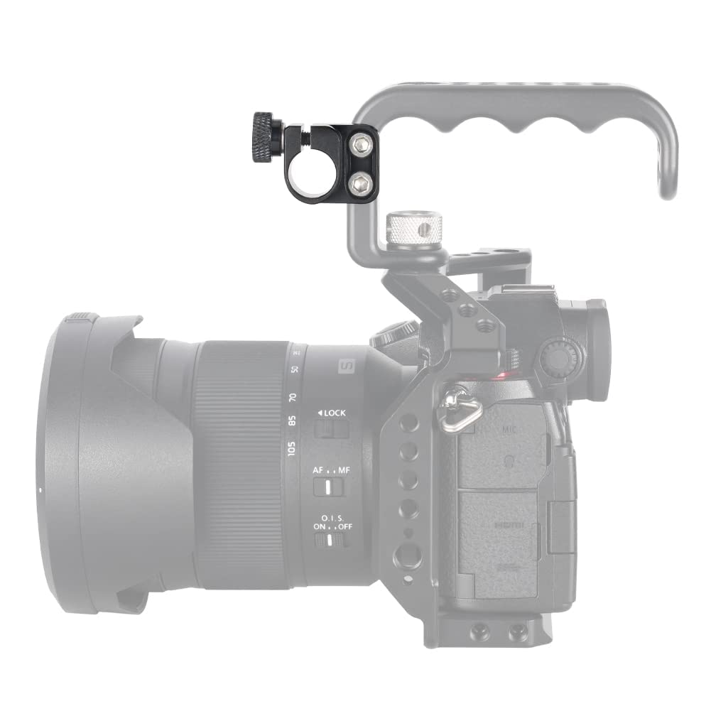 Niceyrig 15Mm Single Rod Clamp With Countersink, 15Mm Rod Rail Extension Applicable For Follow Focus Evf Mount - 473