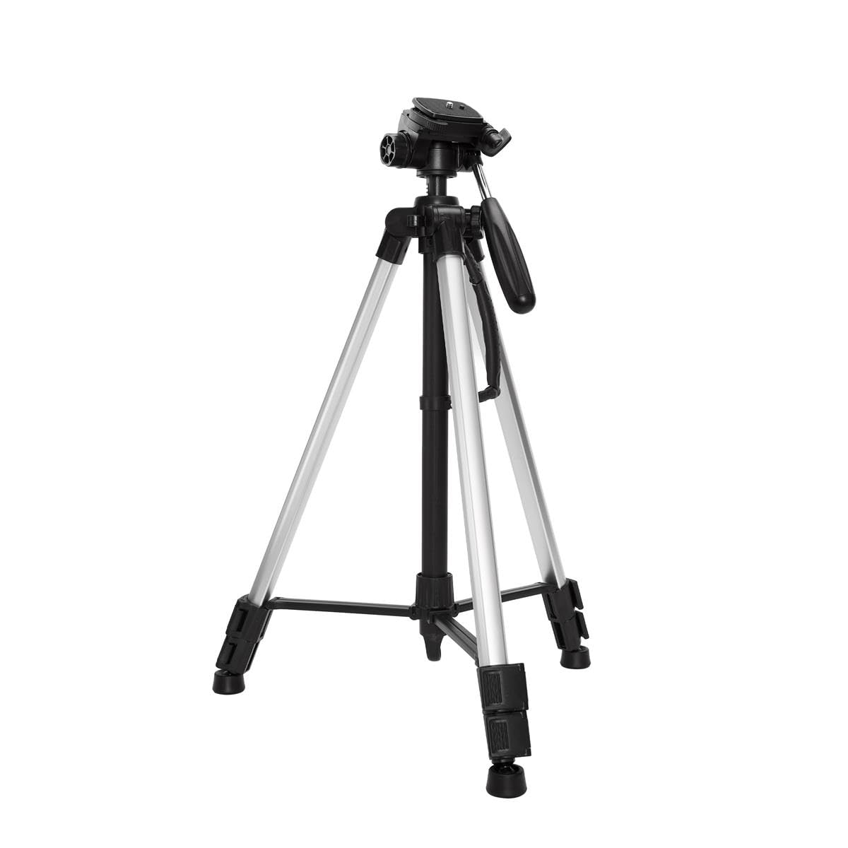 Takama Aluminum 3-Section Tripod With 3-Way Head, 61" Max Height