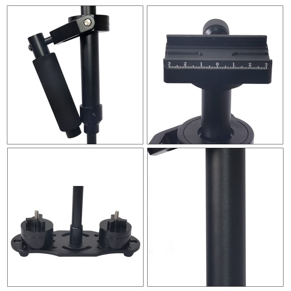 Mcoplus 16"/40Cm Camera Handheld Video Stabilizer With Quick Release Plate 1/4" Screw For Canon, Nikon, Sony, Panasonic Dslr Camera And Video Cameras Loading 3.3Lbs/1.5Kg