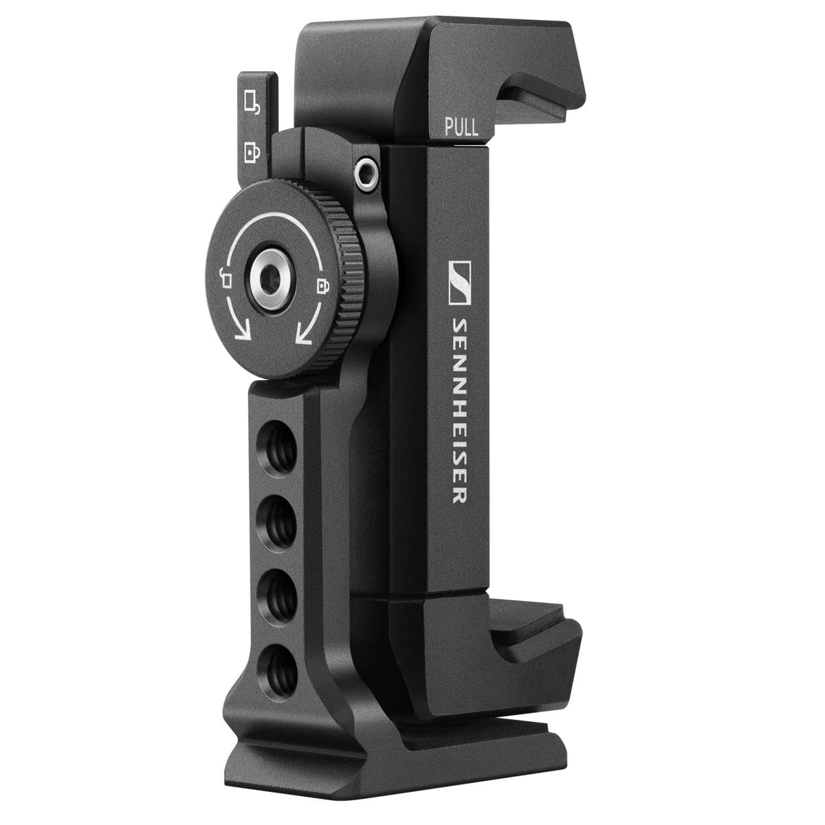 Sennheiser Professional Mke 400 + Mobile Kit, Directional On-Camera Microphone With Smartphone Clamp & Manfrotto Pixi Mini Tripod, 509257, Auxiliary,Black