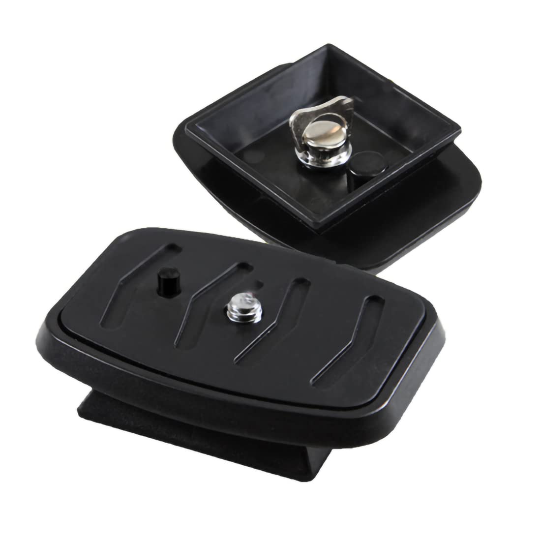 Ioualey 2 Pack 35 Mm Tripod Quick Release Plate Camera Tripod Mount Adapter, Qr Plate Camera Mounting Tripod Ball Head Parts Replacement For Quantaray Sunpak 5800D Slik Walmart Mx1000 Qr-57 Qb-4W