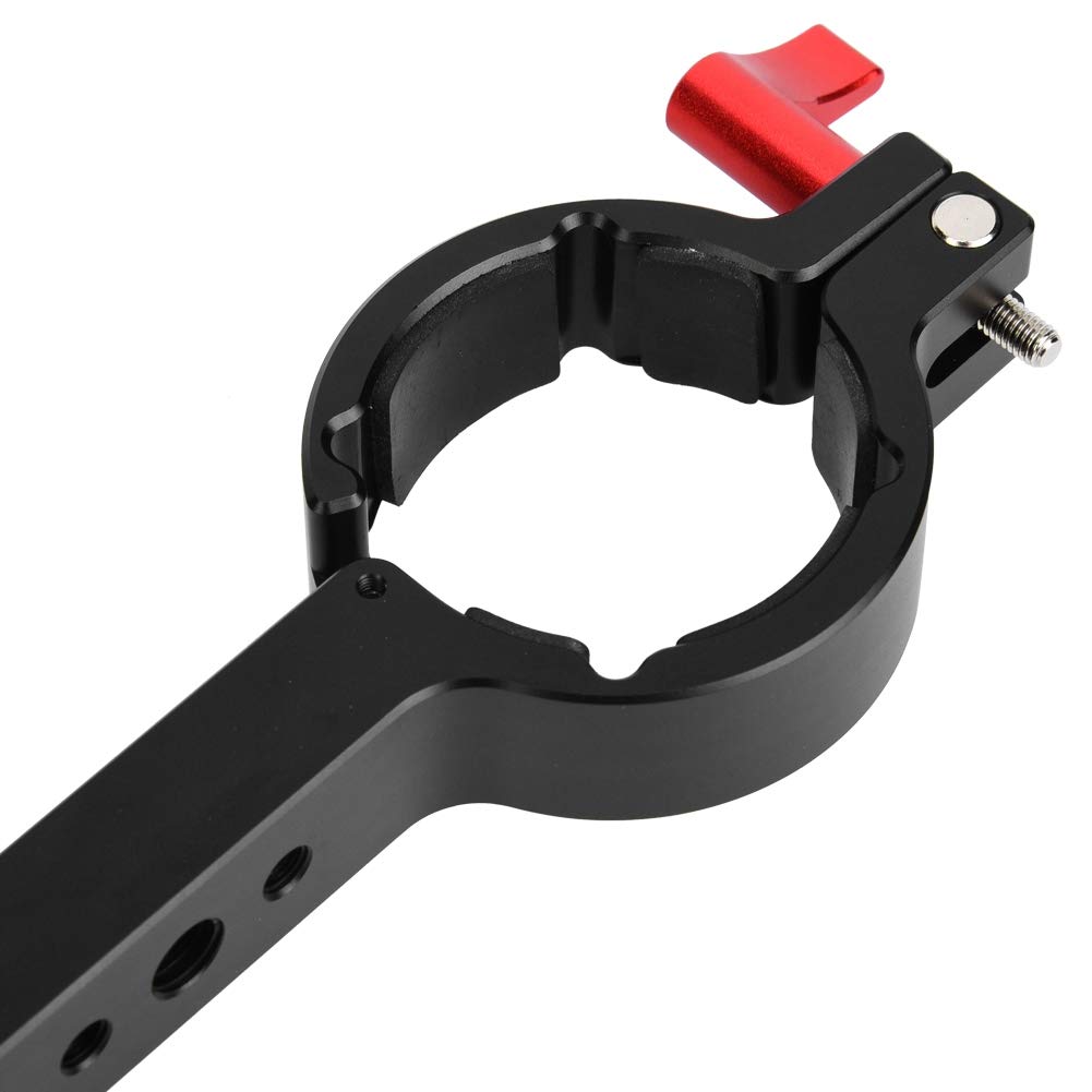 Pocreation Stabilizer Accessories, Ergonomic Design, Gimbal Stabilizer, 1/4Inch 3/8Inch Screw Holes, Adjustable Folding Alloy Handle Sling Grip For Ronin S, Crane 2 (Ronin S Version)