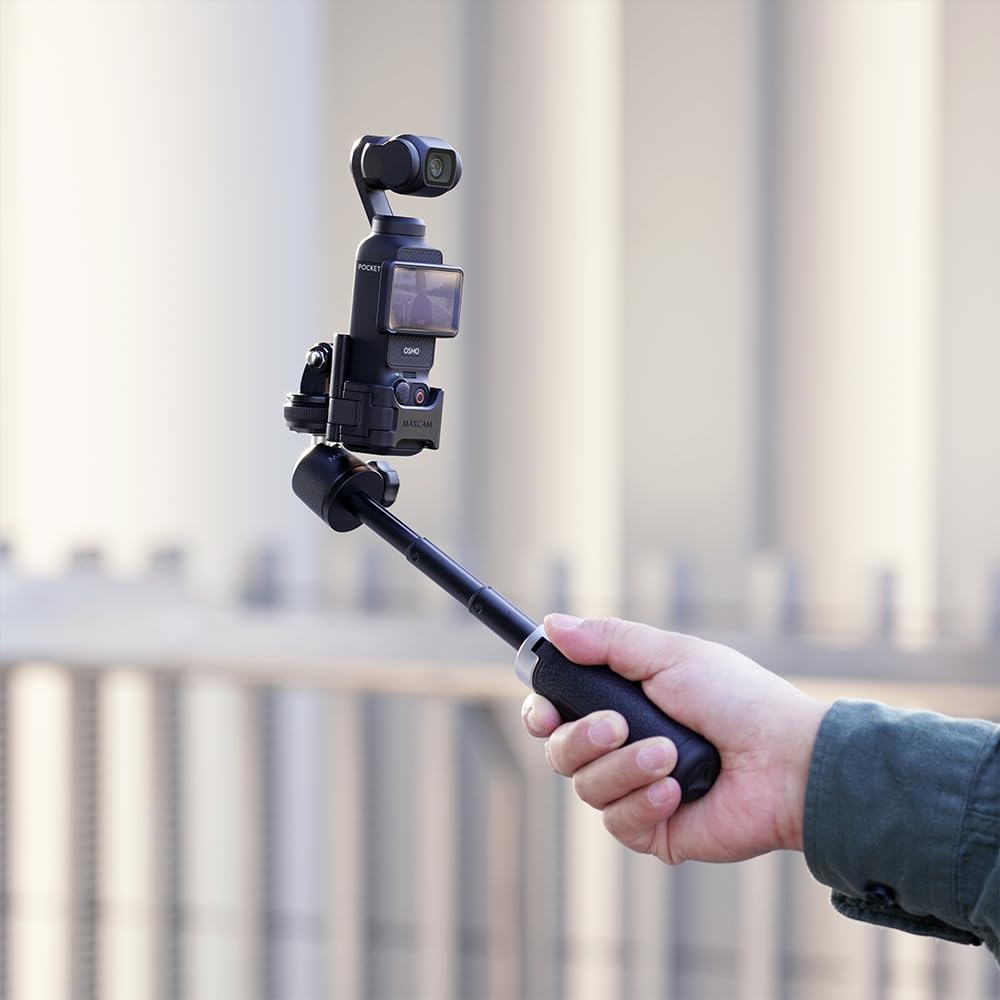 Maxcam Mini Selfie Stick Tripod Stand Handle Grip Compatible With Dji Osmo Pocket 3