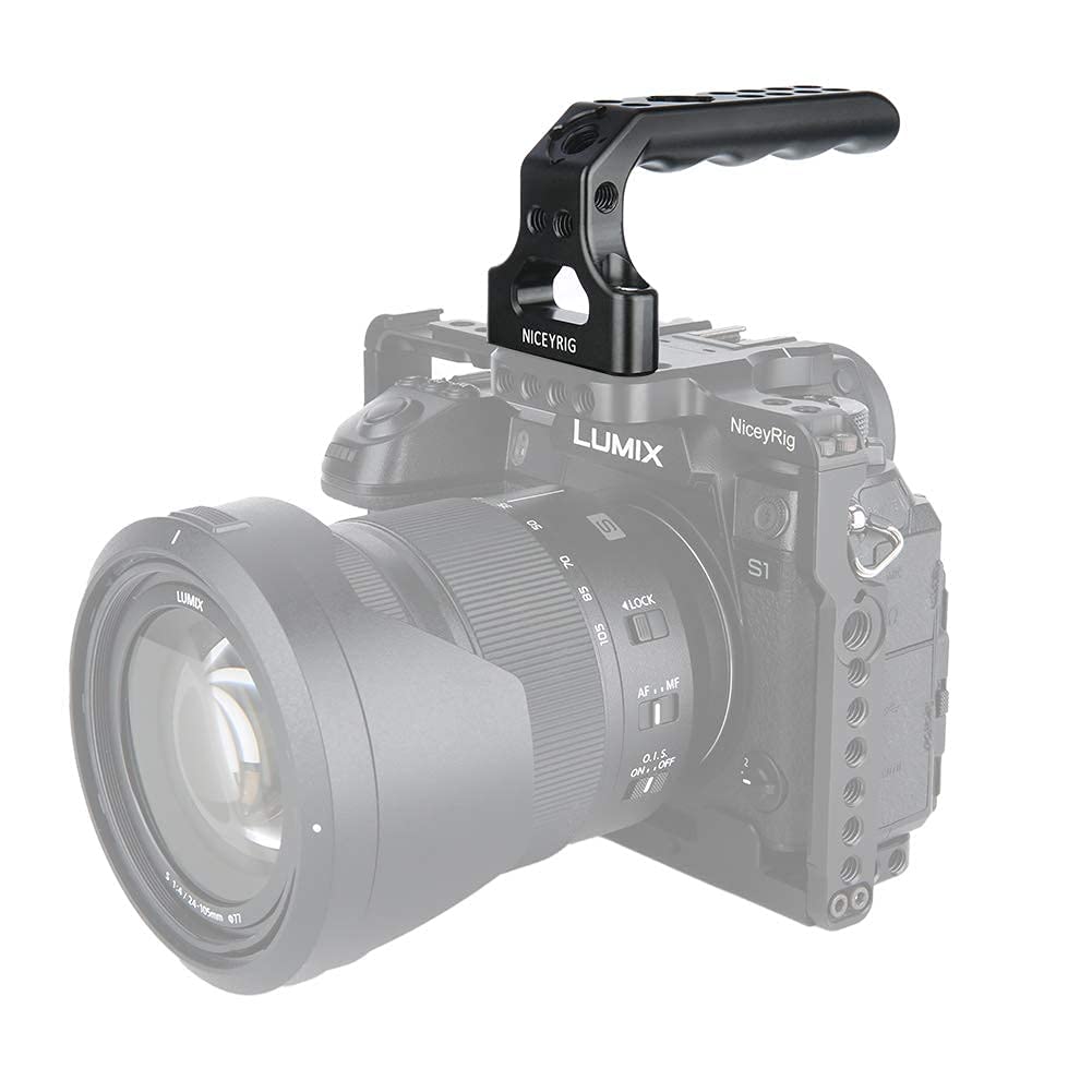 Niceyrig Low Profile Top Handle Handgrip Applicable For Red Dsmc2, Dslr Camera Cage Handle Grip - 383