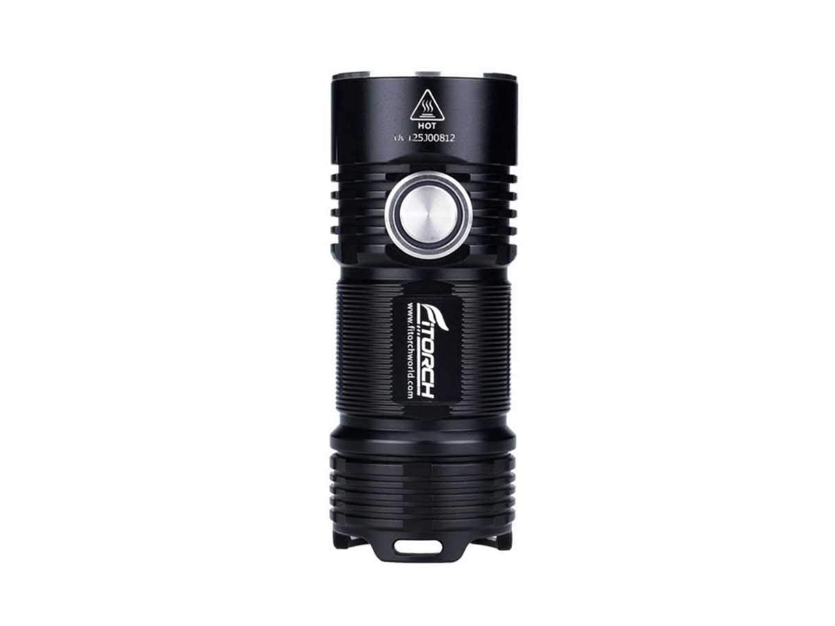 Fitorch P25 Led Flashlight - Little Fatty - 3000 Lumens, Rechargeable 26350 Li-Ion Battery, And 4 X Cree Xp-G3 Leds