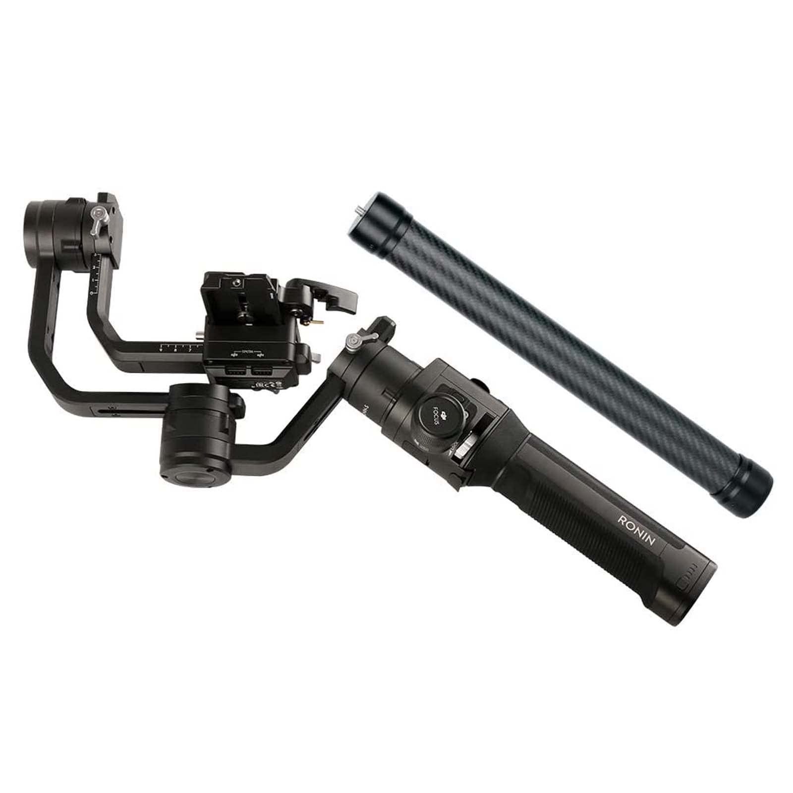 Uurig  Gimbal Extension Pole Carbon Fiber Bar Lightweight But Strong 1/4" Universal Rod Compatible With Dji Ronin S, Ronin Sc, Osmo Mobile 3, Om 4, Zhiyun Crane 2 V2 Stabilizer Dslr Camera