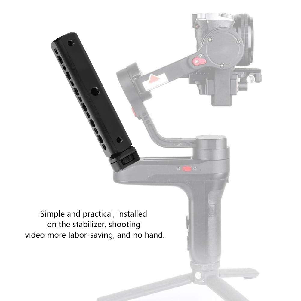 Oumij Handle Gimbal Grip Handheld Handlebar Handheld Gimbal Stabilizer With 1/4" And 3/8 "Screw Hole Gimbal Extension Bracket For Zhiyun Weebill Lab Stabilizer