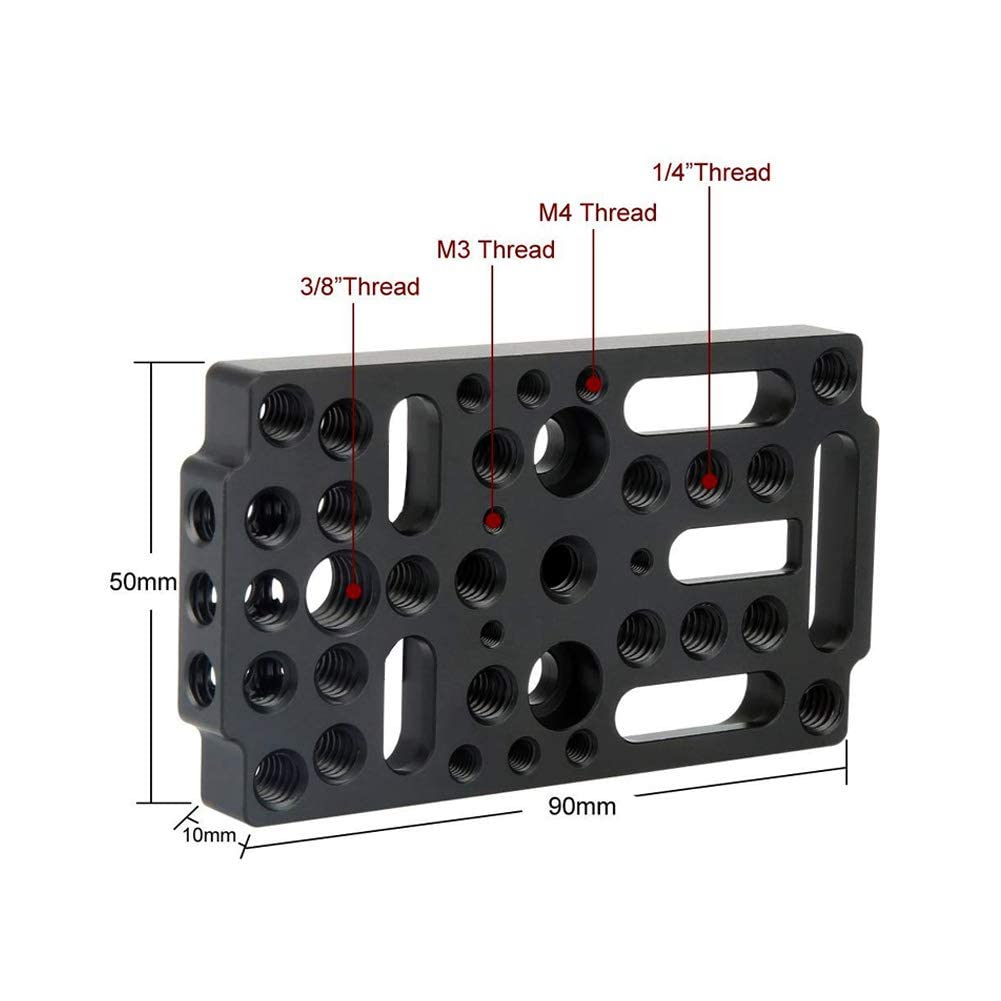 Niceyrig Dslr Camera Top Handle Kit With Cheese Easy Plate Compatible With Ursa Mini, Bmpcc 4K 6K