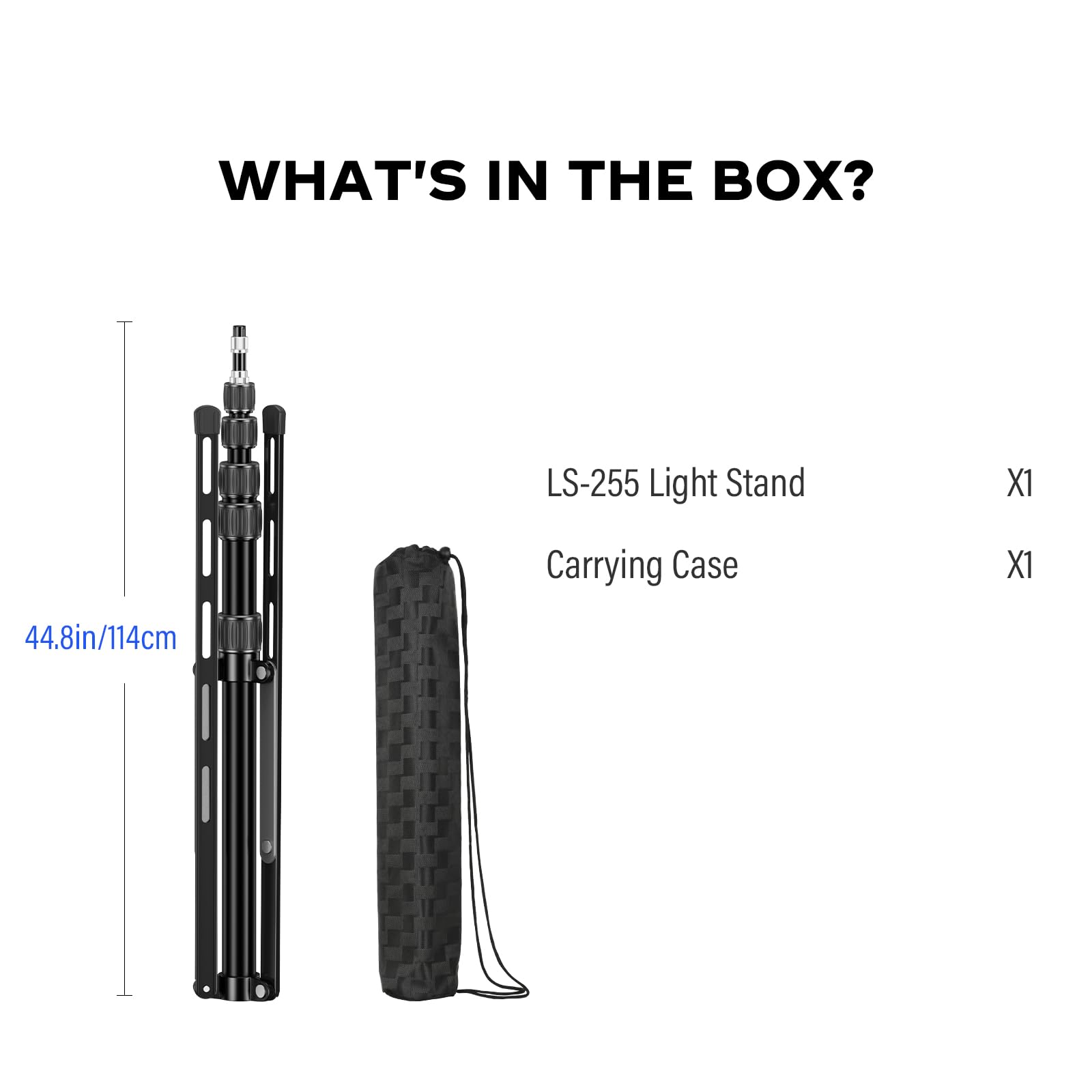 Soonpho Travel Light Stand 86.6In / 2.2M Carbon Fiber Sturdy Light Weight Portable Tripod Light Stand With Carry Bag For Photography Outdoor Shooting Speedlight Reflector Ring Light (Black-Aluminum Alloy)