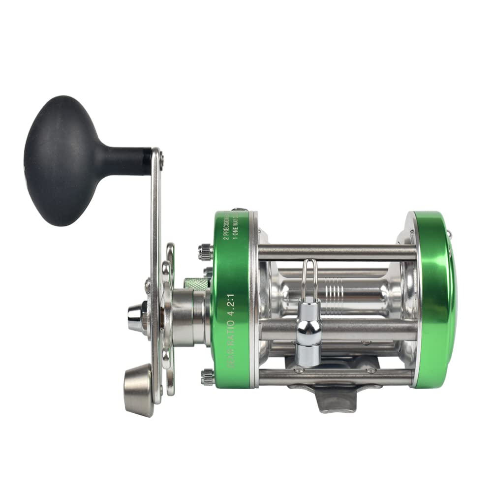 Ancient Mariner 6000 Round Baitcasting Fishing Reels, More Powerful Reels 6000 Catfish Striper, Right/Left Hand