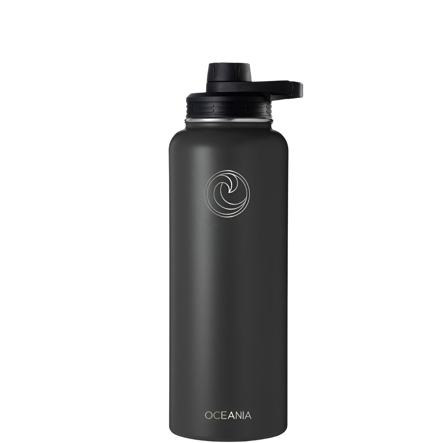 Oceania Flask 40Oz Stainless Steel Water Bottles  Modern, Leakproof, Hydro-