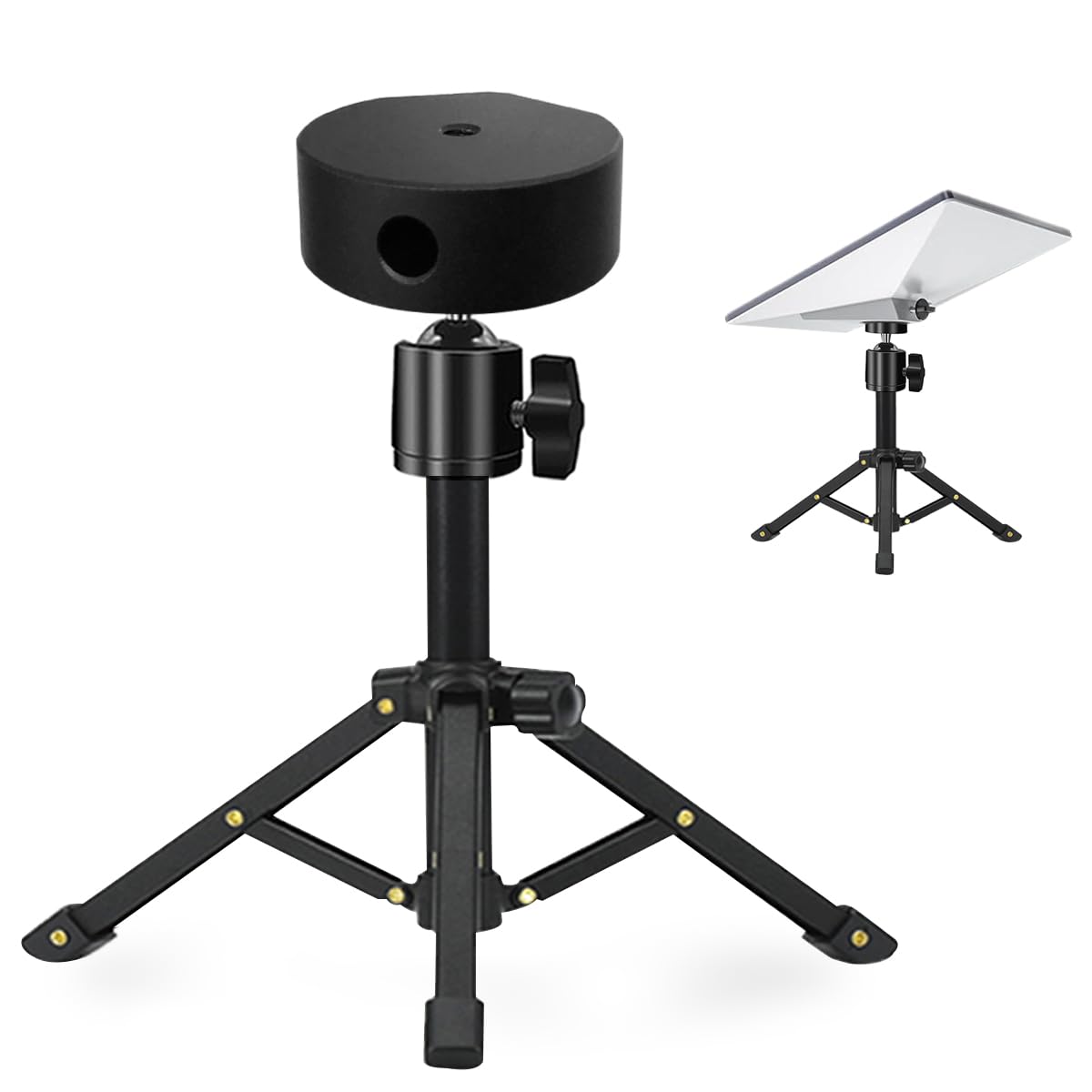 Khazylorr For Starlink Mini Tripod, All Metal Tripod Stand With Starlink Mini Tripod Adapter, Portable Small Tripod Mount With Tilt Angle Adjustment For Starlink Mini V4 Antenna Dish