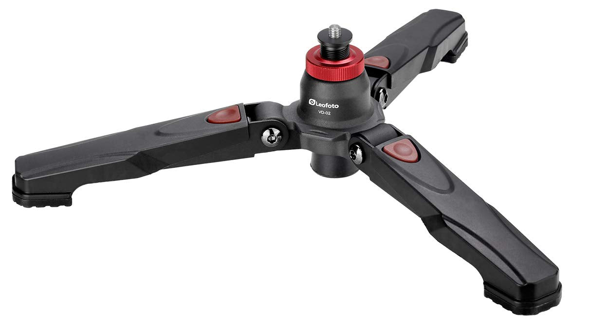 Leofoto Vd-02 Monopod Base Support System, Ground Tripod, 3/8 Mounting Screw