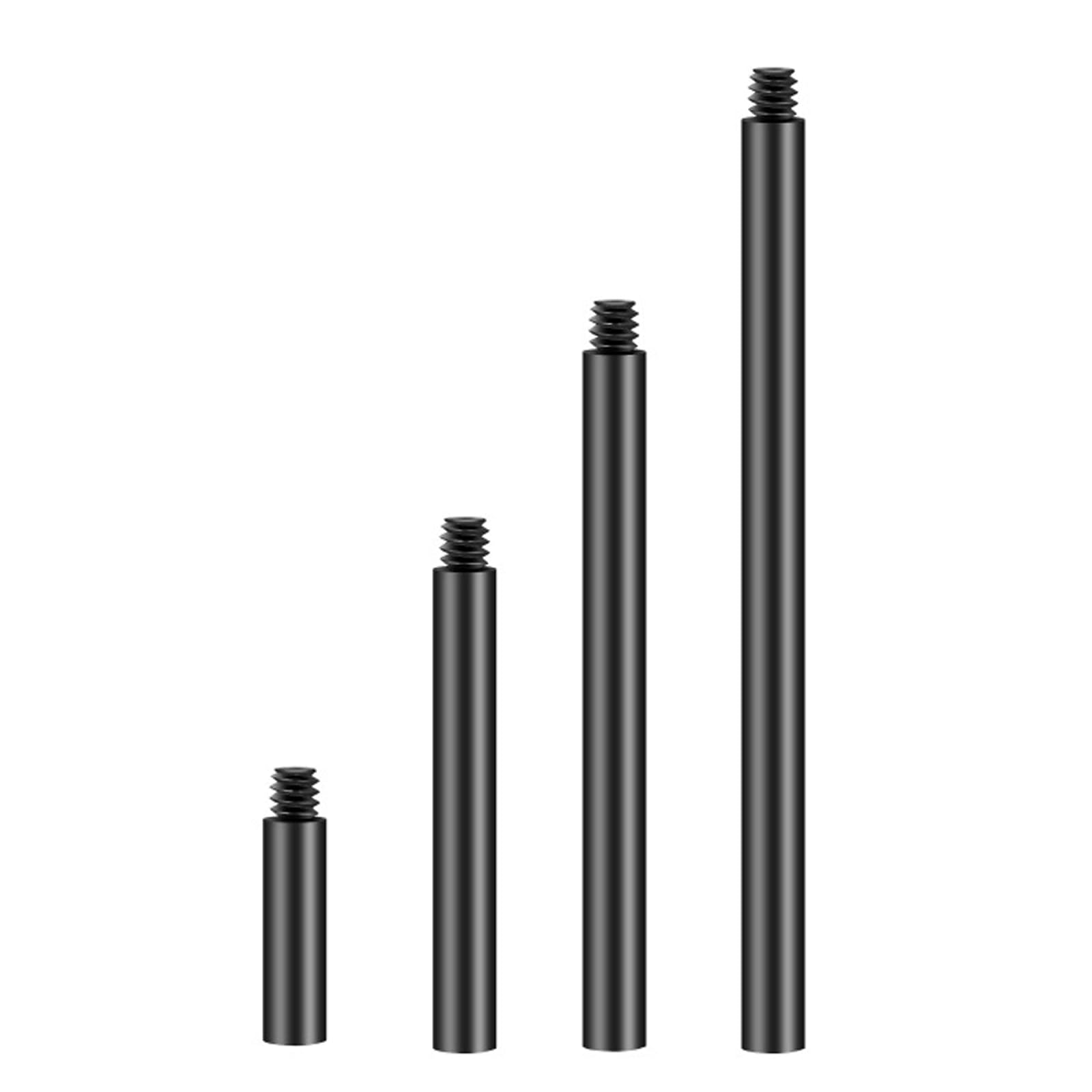 Lylincy Professional Tripod Extension Rod Metal Rod With 1/4" Thread For Enhances Camera Stability Dslr Extension Arm