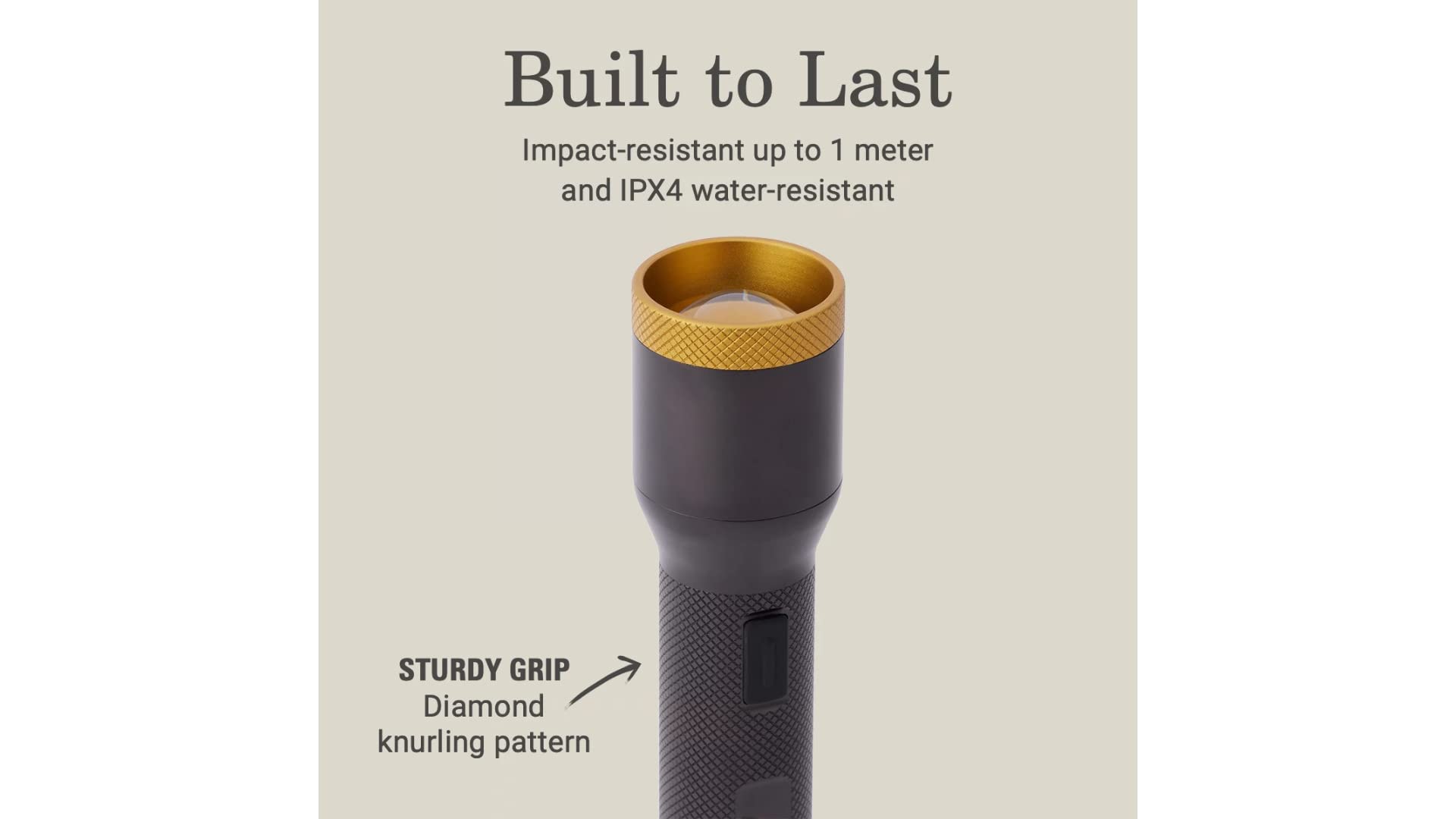 Stearns Coleman 1900 Collection 200/700 Lumens Premium Led Flashlight, Impact-Resistant & Water-Resistant Lightweight Flashlight For Camping, Power Outage, & Emergencies, Batteries Included