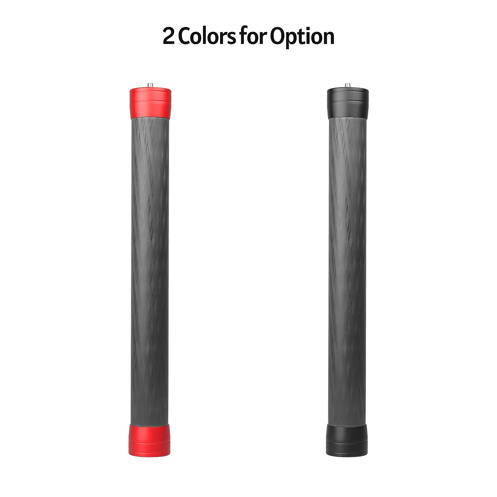 Andoer Universal 35Cm/13.8 Inch Carbon Fiber Extension Pole Rod With 1/4 Inch 3/8 Inch Mounting Interface For Camera Gimbal Stabilizer