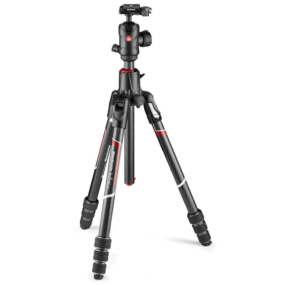 Manfrotto Be Gt Xpro 4-Section Carbon Fiber Travel Tripod With Mh496 Ball Head