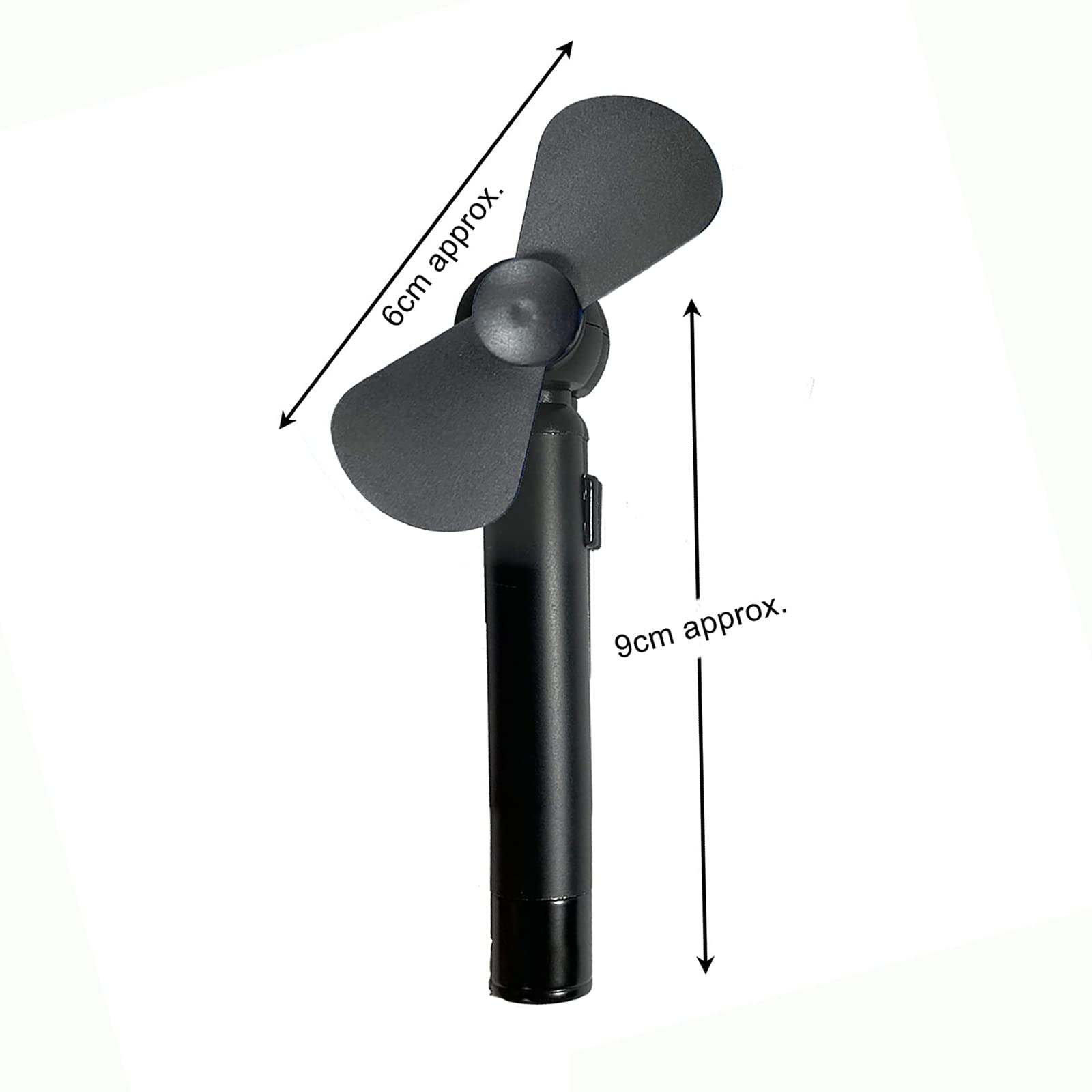 Mini Portable Pocket Fan - Battery Powered Personal Handheld Fan,Small Quiet Hand Fan For Men Women