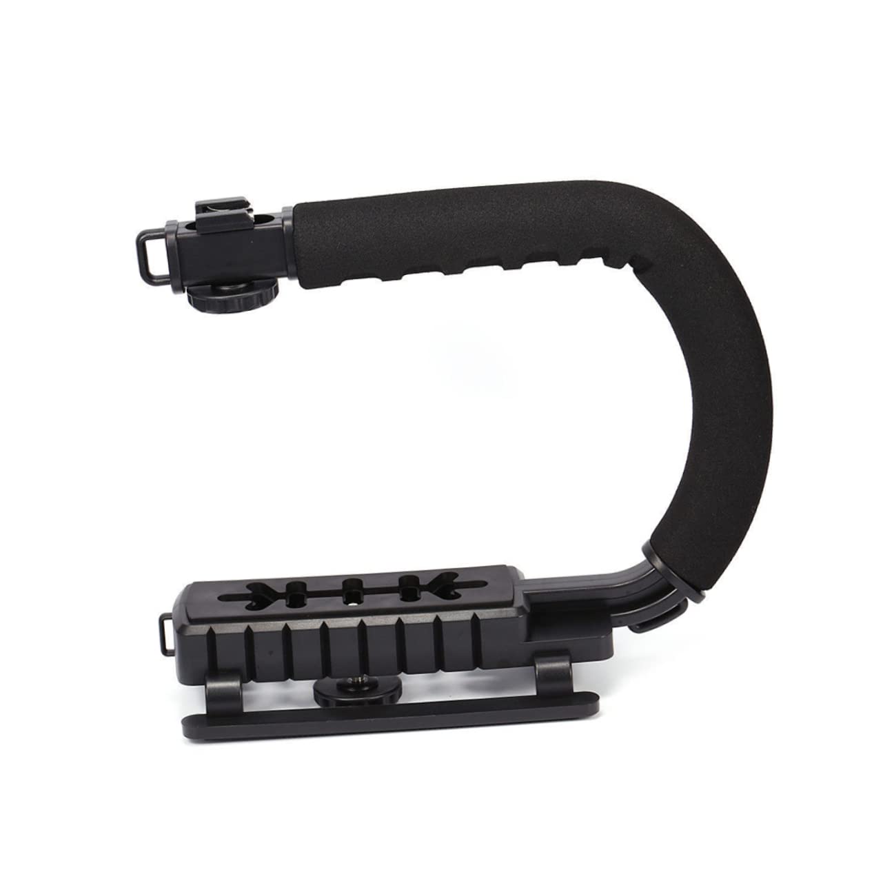 Nuobesty U Shape Camera Stabilizer Handle Grip For Dslr Camcorder With Hot Shoe Design Skid Pads Handle For Comfort And Moveable Screw For Versatile Mounting