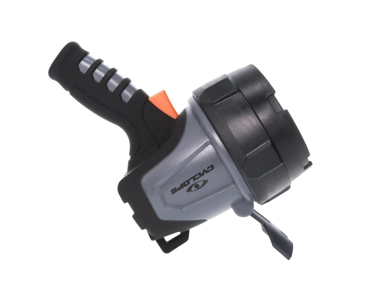 Cyclops 900 Lumens 10-Watt Led Rechargeable Handheld Spotlight With Ac/Dc Charger, 12V Dc Car Plug